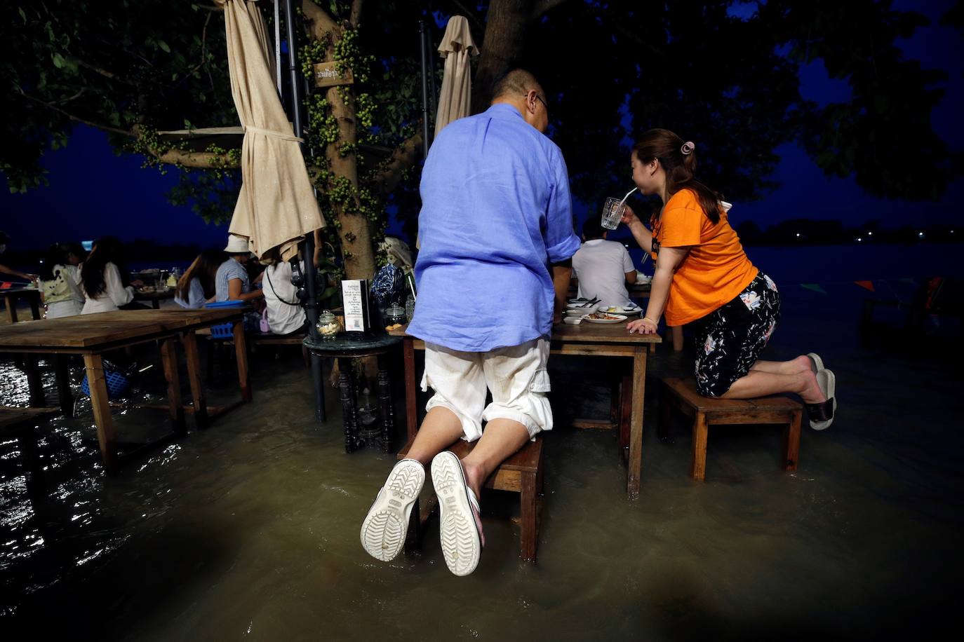 Fotos: Cena pasada por agua