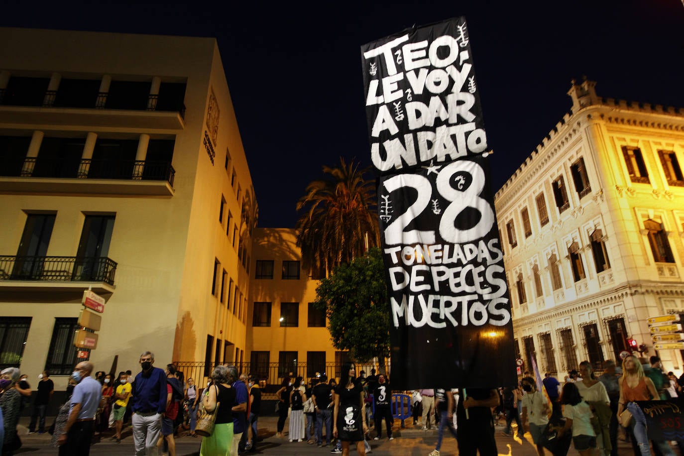 Fotos: Las imágenes de la manifestación en defensa del Mar Menor en Murcia