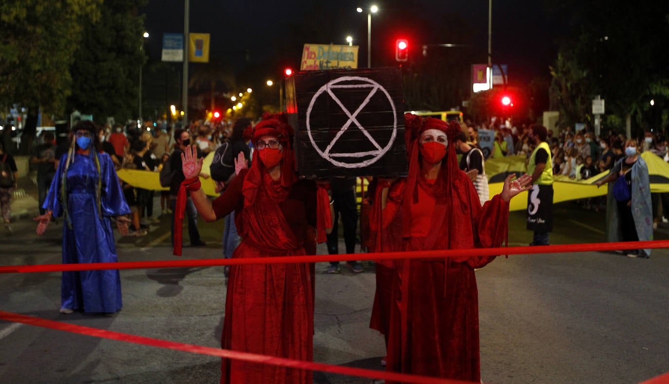 Fotos: Las imágenes de la manifestación en defensa del Mar Menor en Murcia