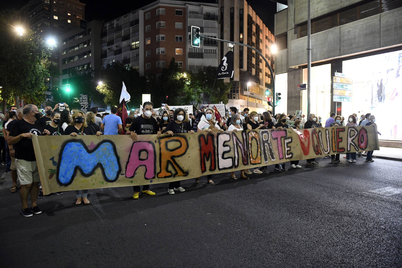 Fotos: Las imágenes de la manifestación en defensa del Mar Menor en Murcia