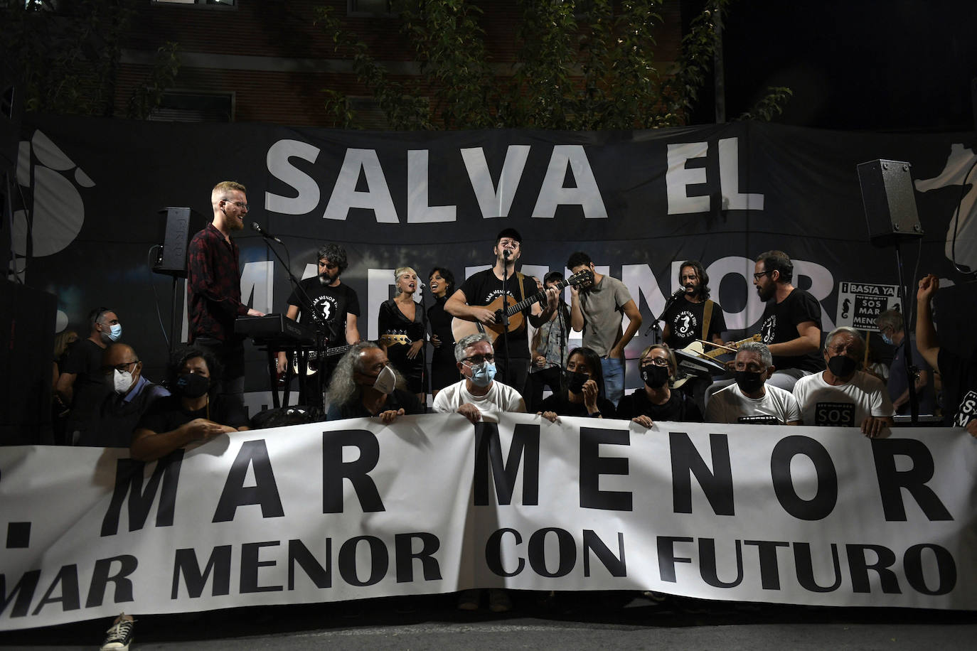 Fotos: Las imágenes de la manifestación en defensa del Mar Menor en Murcia