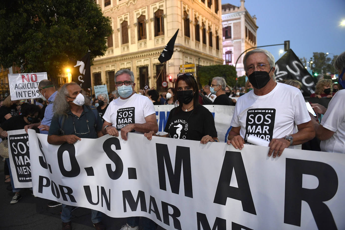 Fotos: Las imágenes de la manifestación en defensa del Mar Menor en Murcia