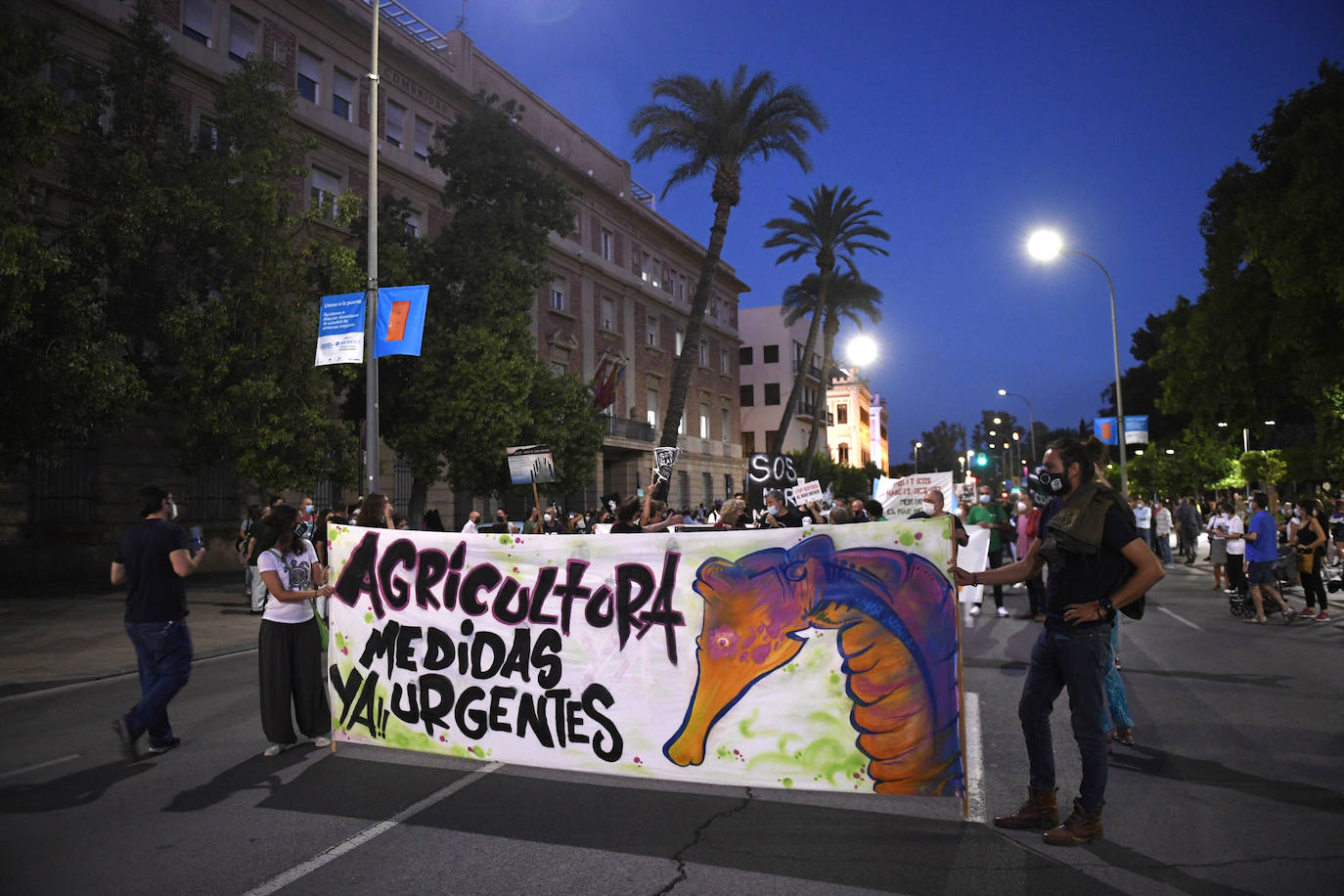 Fotos: Las imágenes de la manifestación en defensa del Mar Menor en Murcia