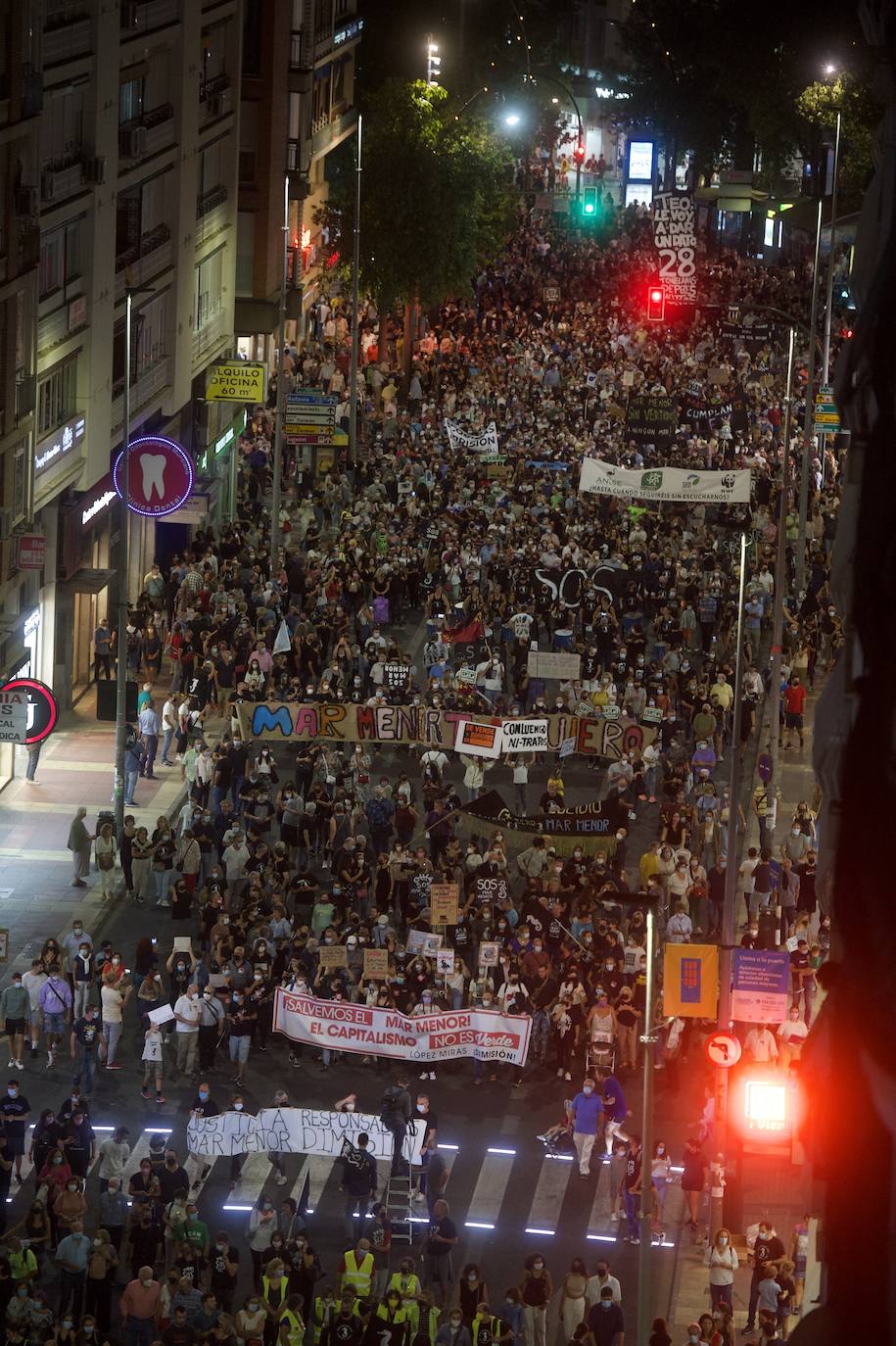 Fotos: Las imágenes de la manifestación en defensa del Mar Menor en Murcia