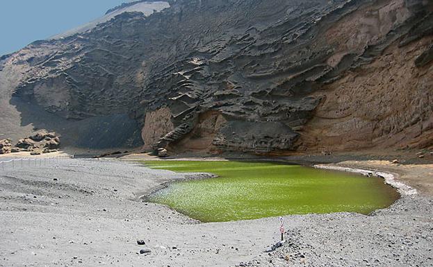 Charco verde de Lanzarote. 