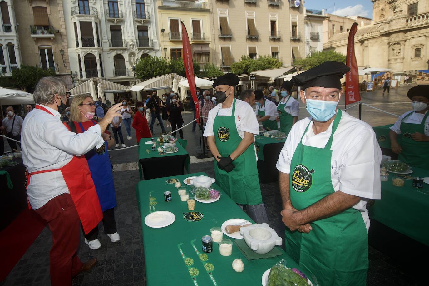 Fotos: Campeonato de Pesto en la plaza del Cardenal Belluga