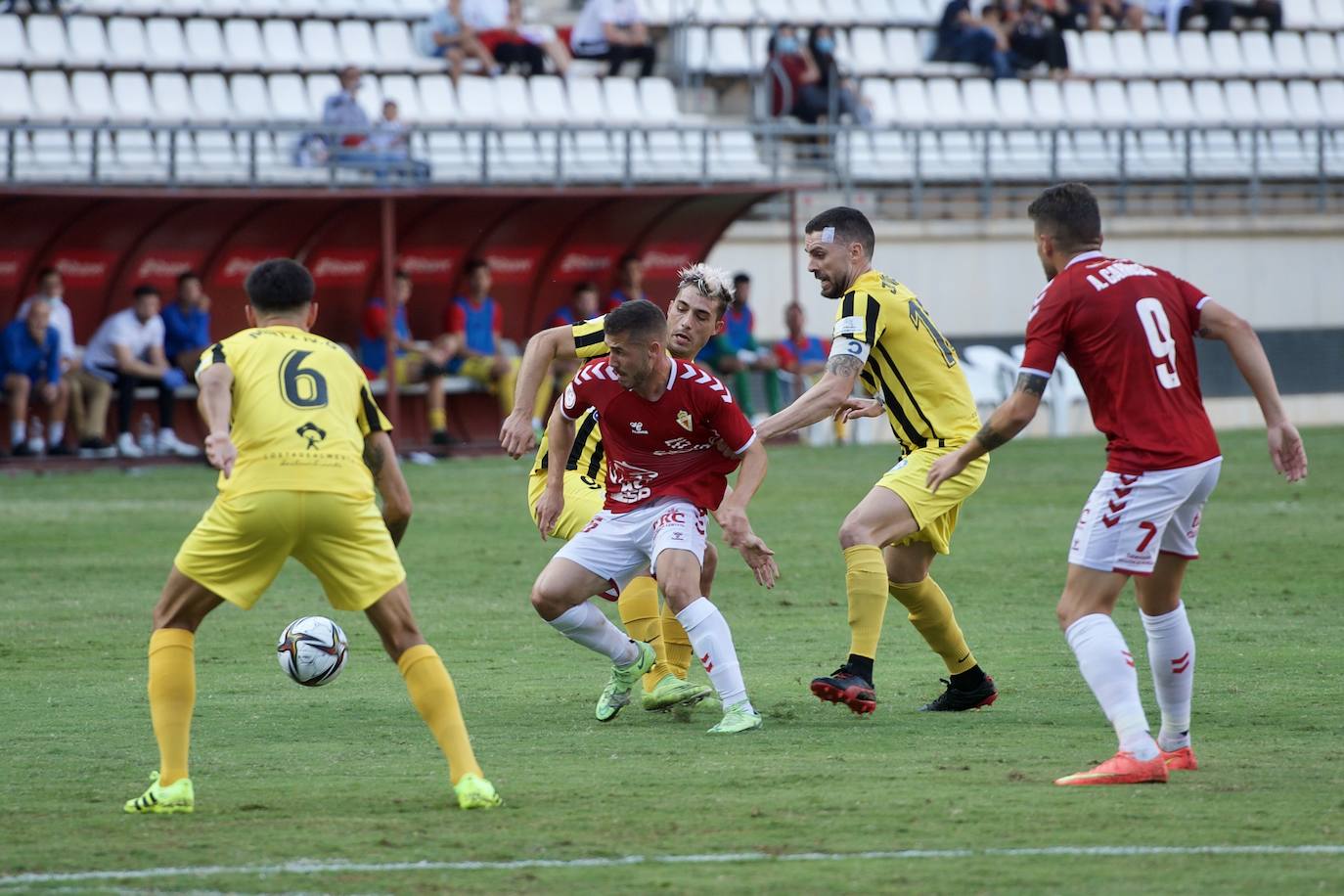 Fotos: El empate del Real Murcia frente al Atlético Pulpileño, en imágenes