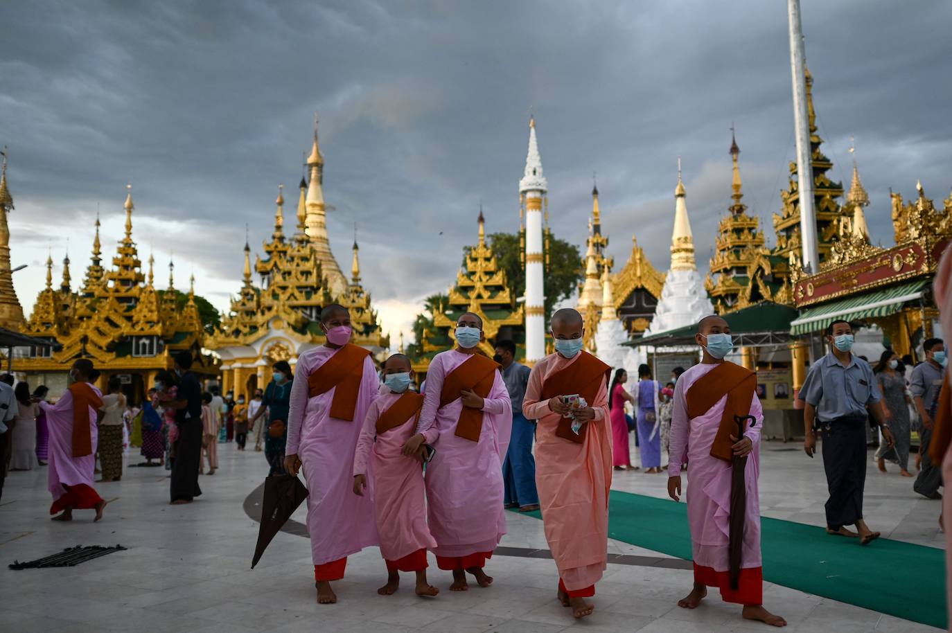 Fotos: Día de la luna llena de Thadingyut