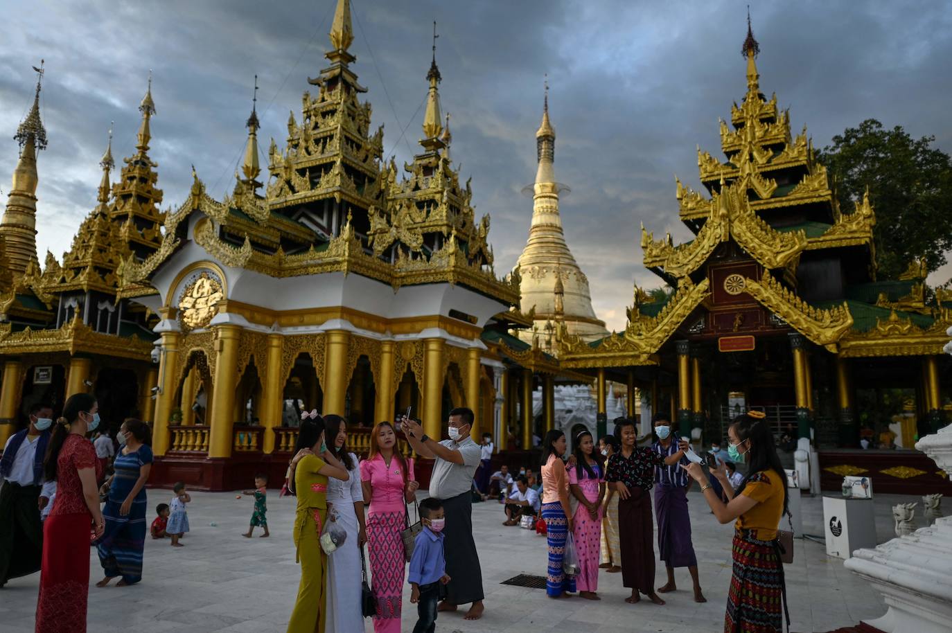 Fotos: Día de la luna llena de Thadingyut