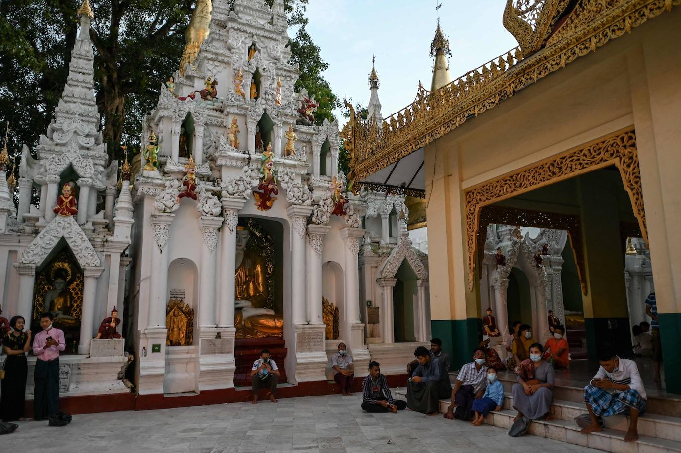 Fotos: Día de la luna llena de Thadingyut