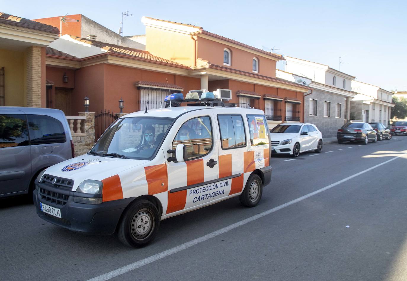 Fotos: Simulacro de un supuesto escape químico en La Ajorra