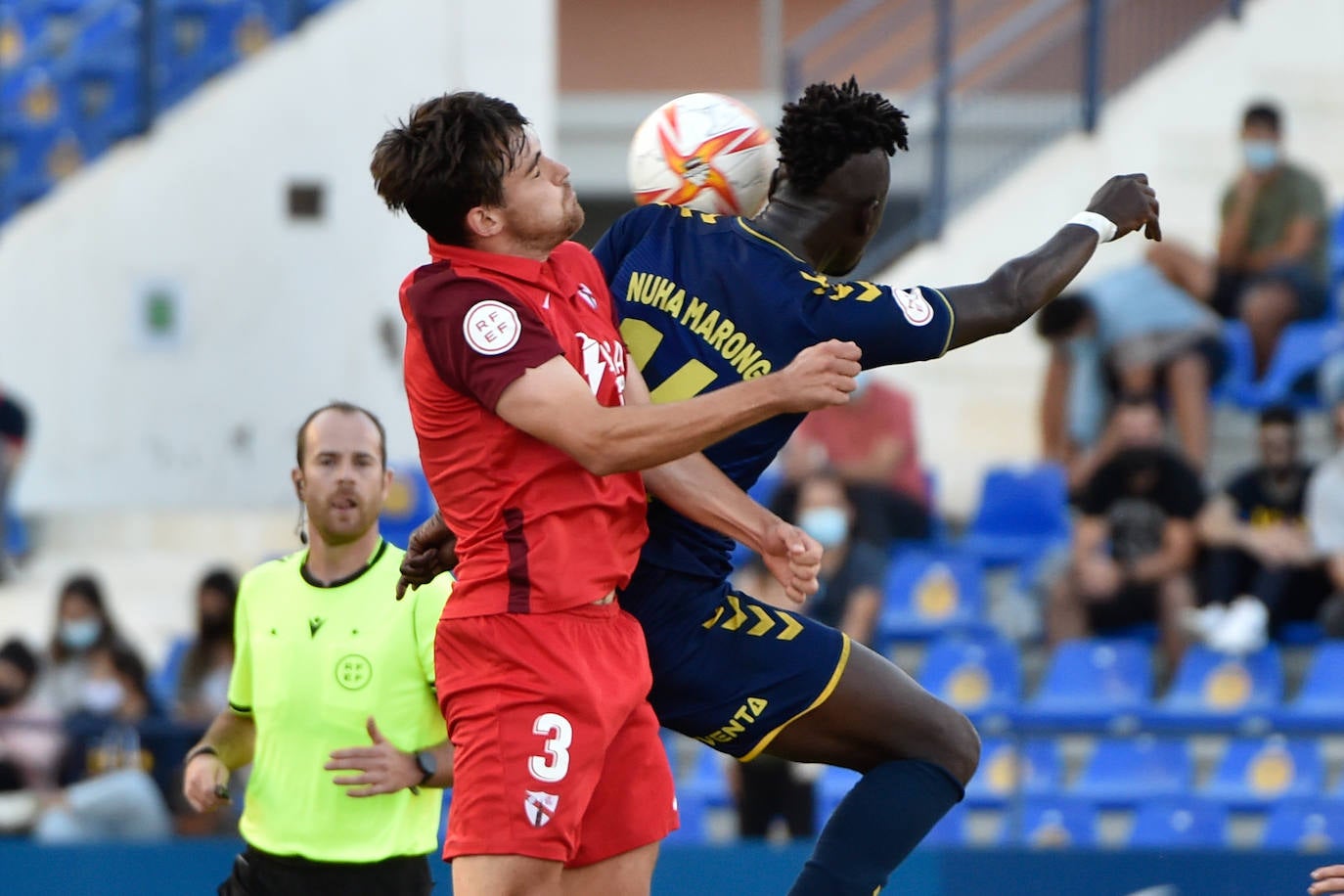 Fotos: Las mejores imágenes de la victoria del UCAM ante el Sevilla Atlético (2-1)