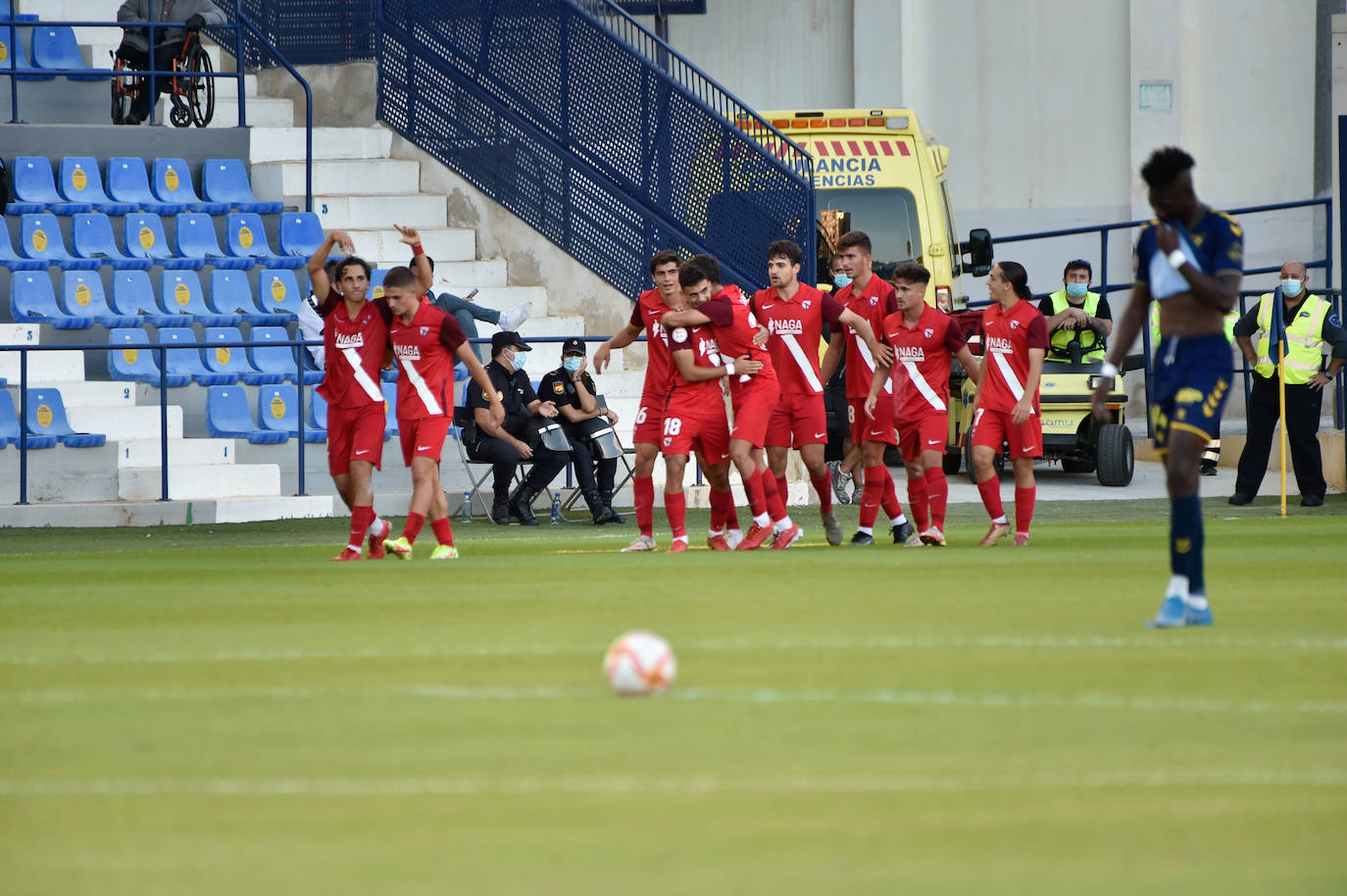 Fotos: Las mejores imágenes de la victoria del UCAM ante el Sevilla Atlético (2-1)