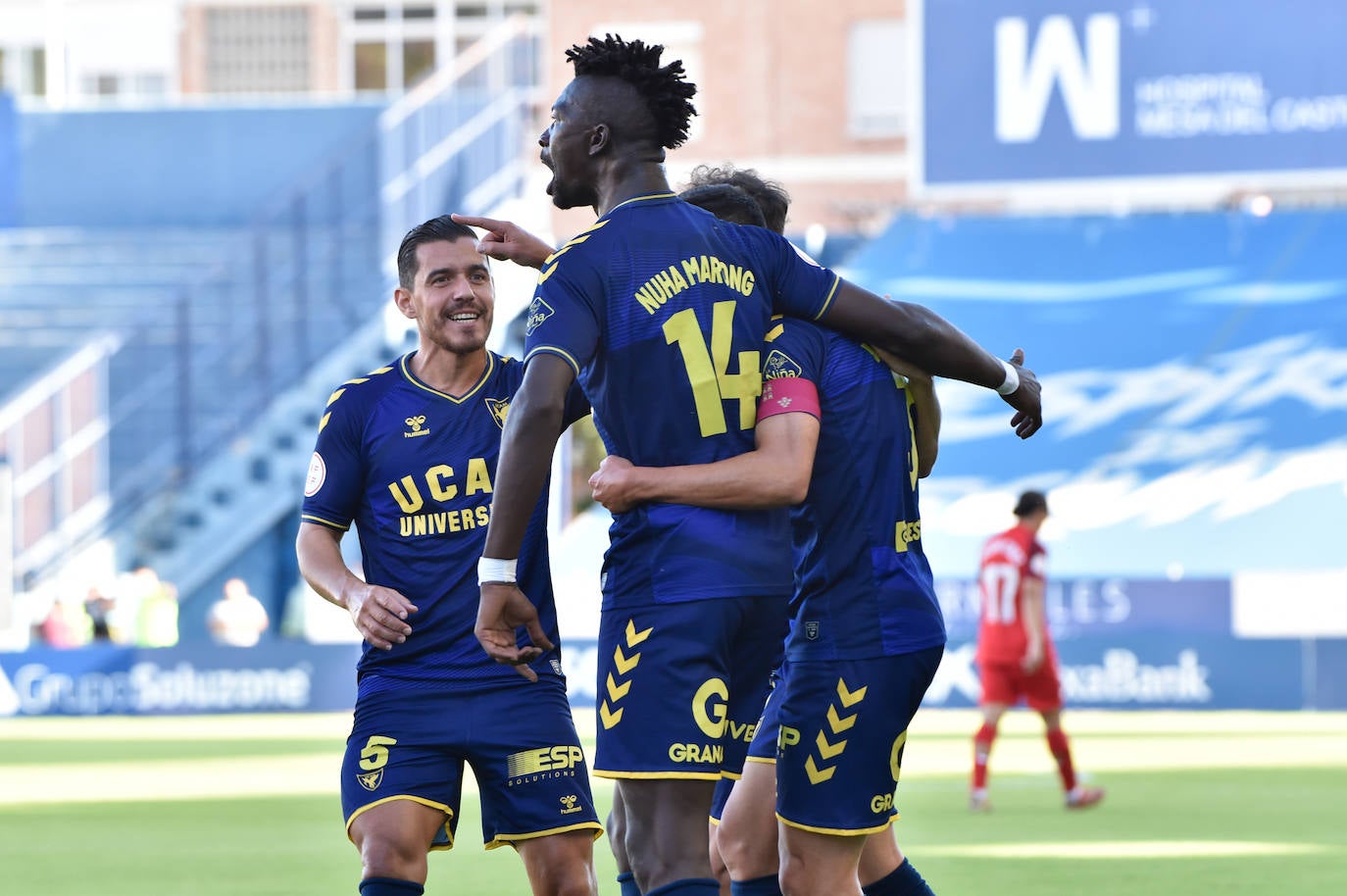 Fotos: Las mejores imágenes de la victoria del UCAM ante el Sevilla Atlético (2-1)