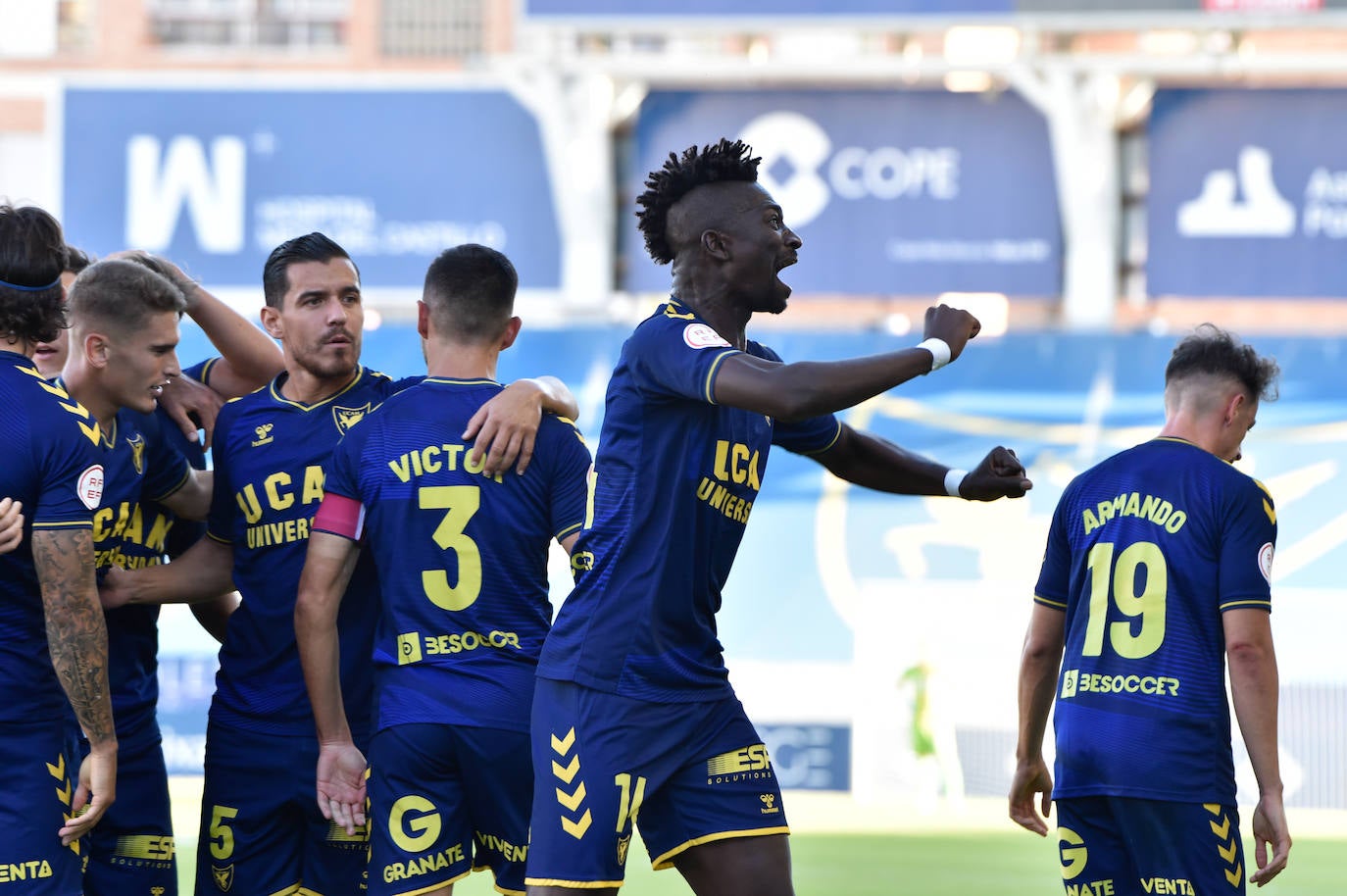 Fotos: Las mejores imágenes de la victoria del UCAM ante el Sevilla Atlético (2-1)