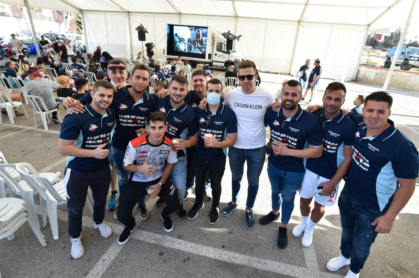 Fotos: Así se ha vivido en Mazarrón el podio de Acosta en el GP de Emilia Romaña