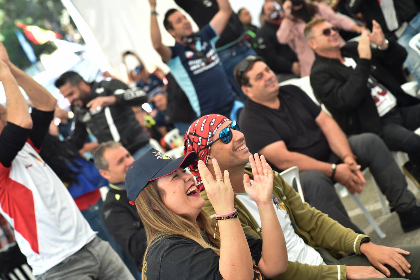 Fotos: Así se ha vivido en Mazarrón el podio de Acosta en el GP de Emilia Romaña