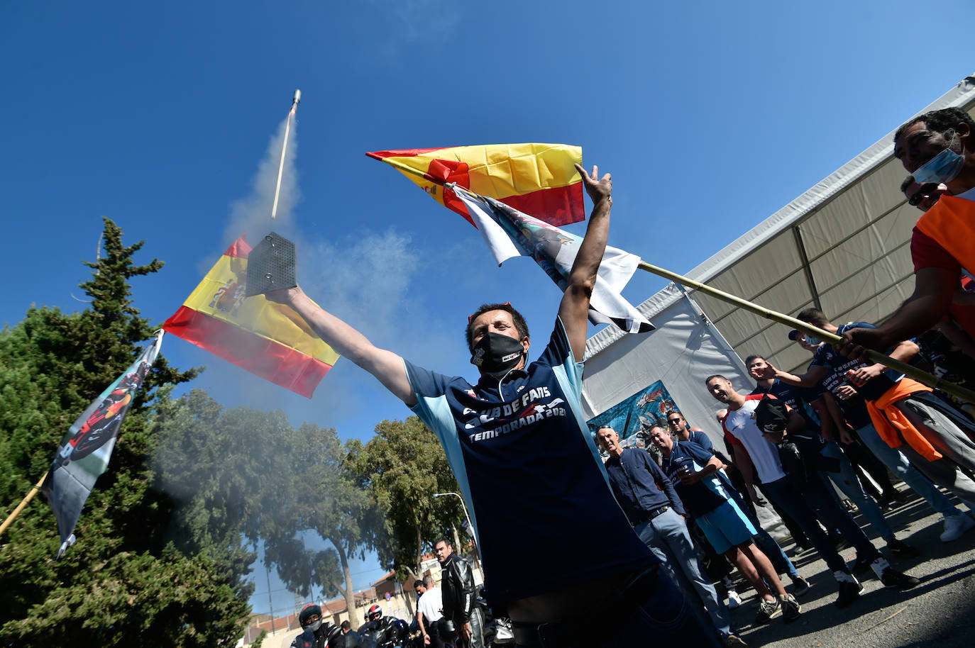Fotos: Así se ha vivido en Mazarrón el podio de Acosta en el GP de Emilia Romaña