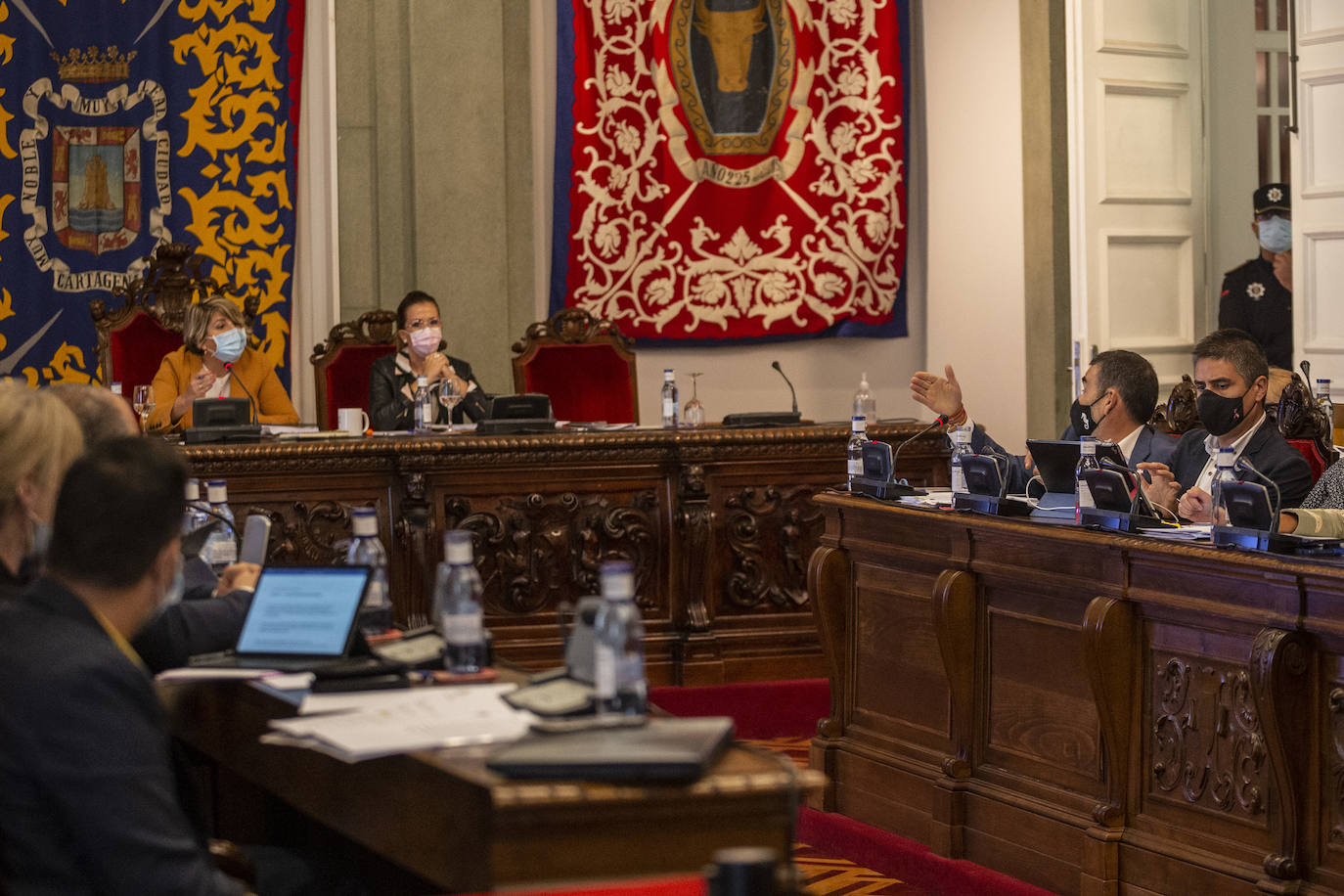 Fotos: Pleno del Ayuntamiento de Cartagena del 28 de octubre de 2021