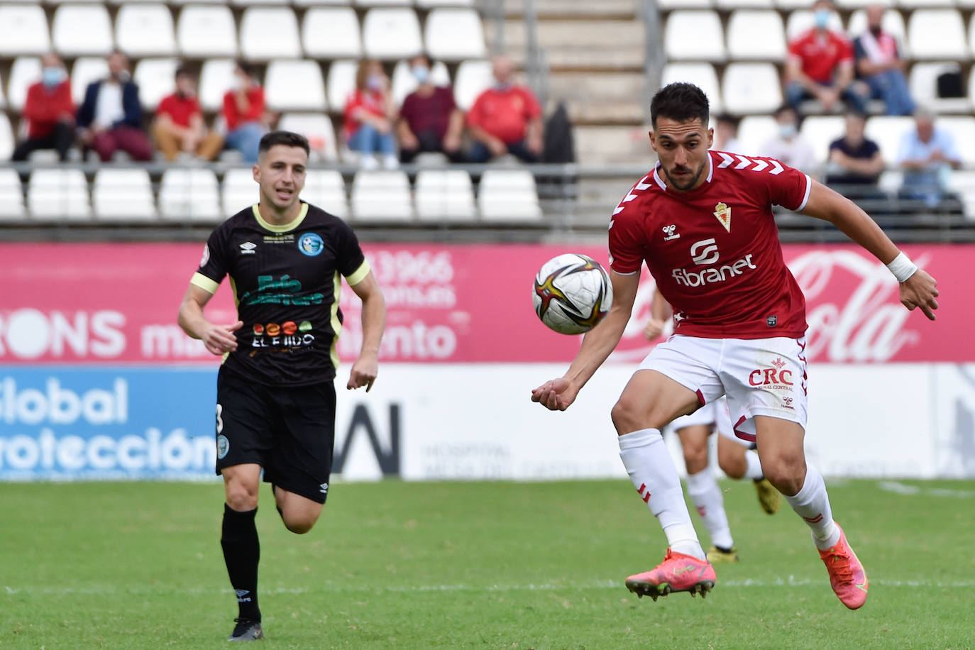 El empate del Real Murcia contra El Ejido, en imágenes