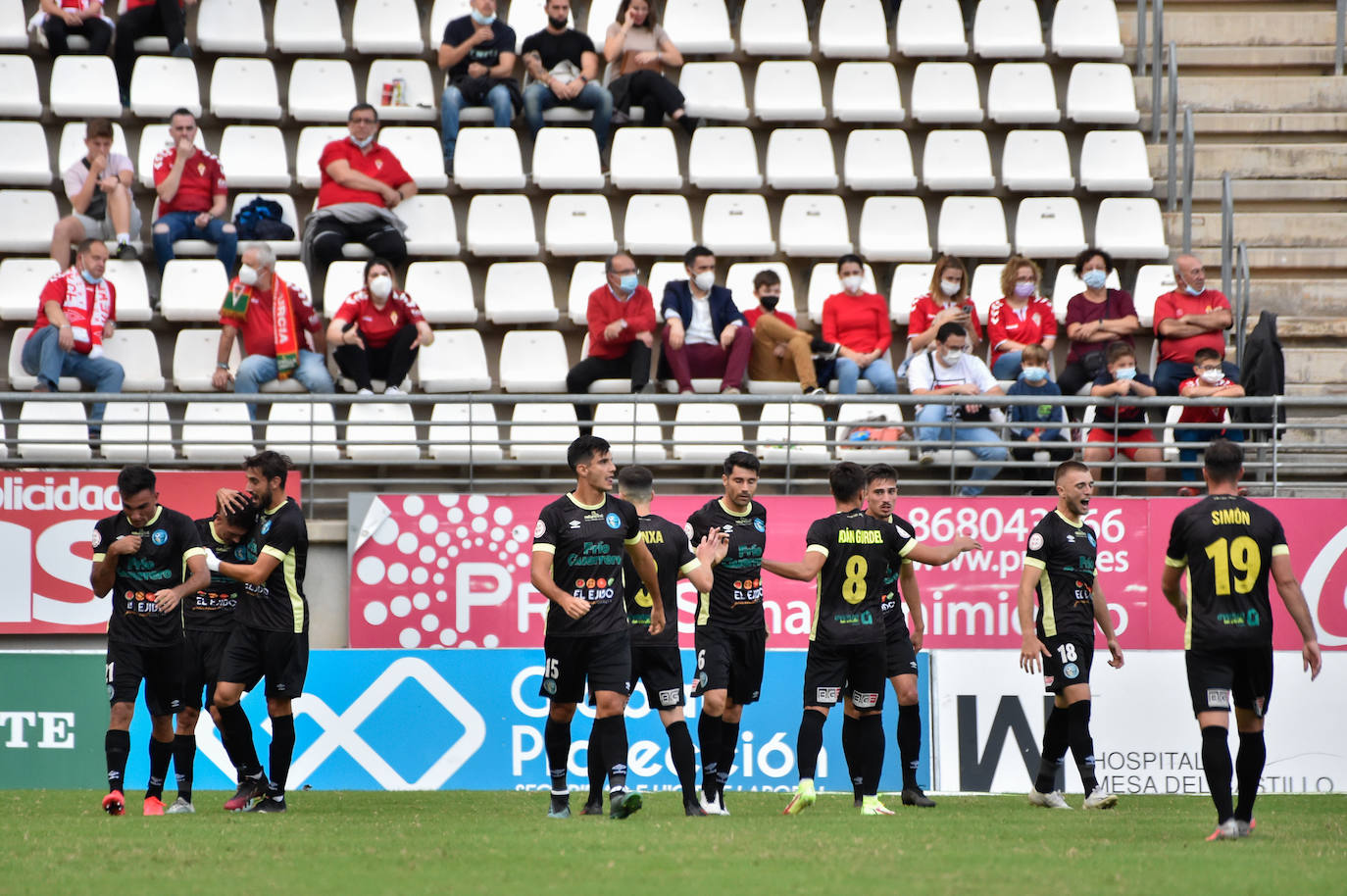 El empate del Real Murcia contra El Ejido, en imágenes