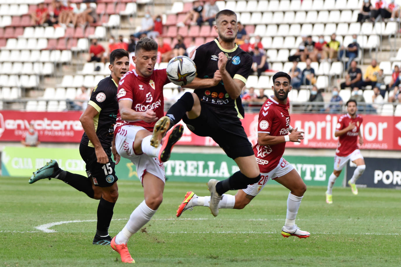 El empate del Real Murcia contra El Ejido, en imágenes