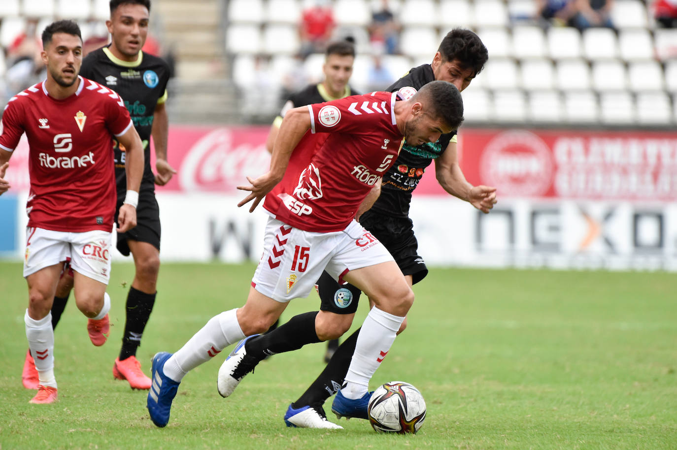 El empate del Real Murcia contra El Ejido, en imágenes