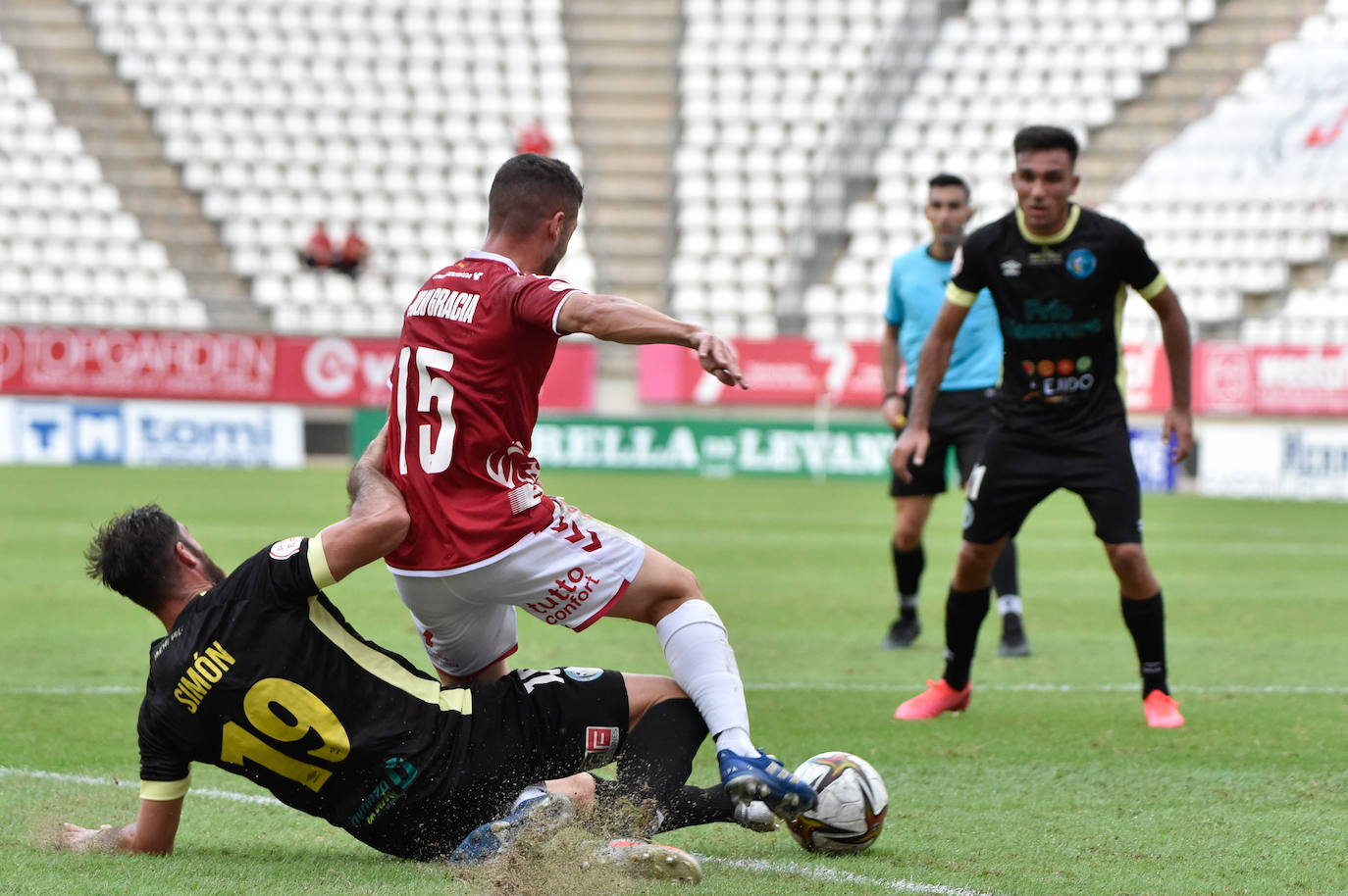 El empate del Real Murcia contra El Ejido, en imágenes