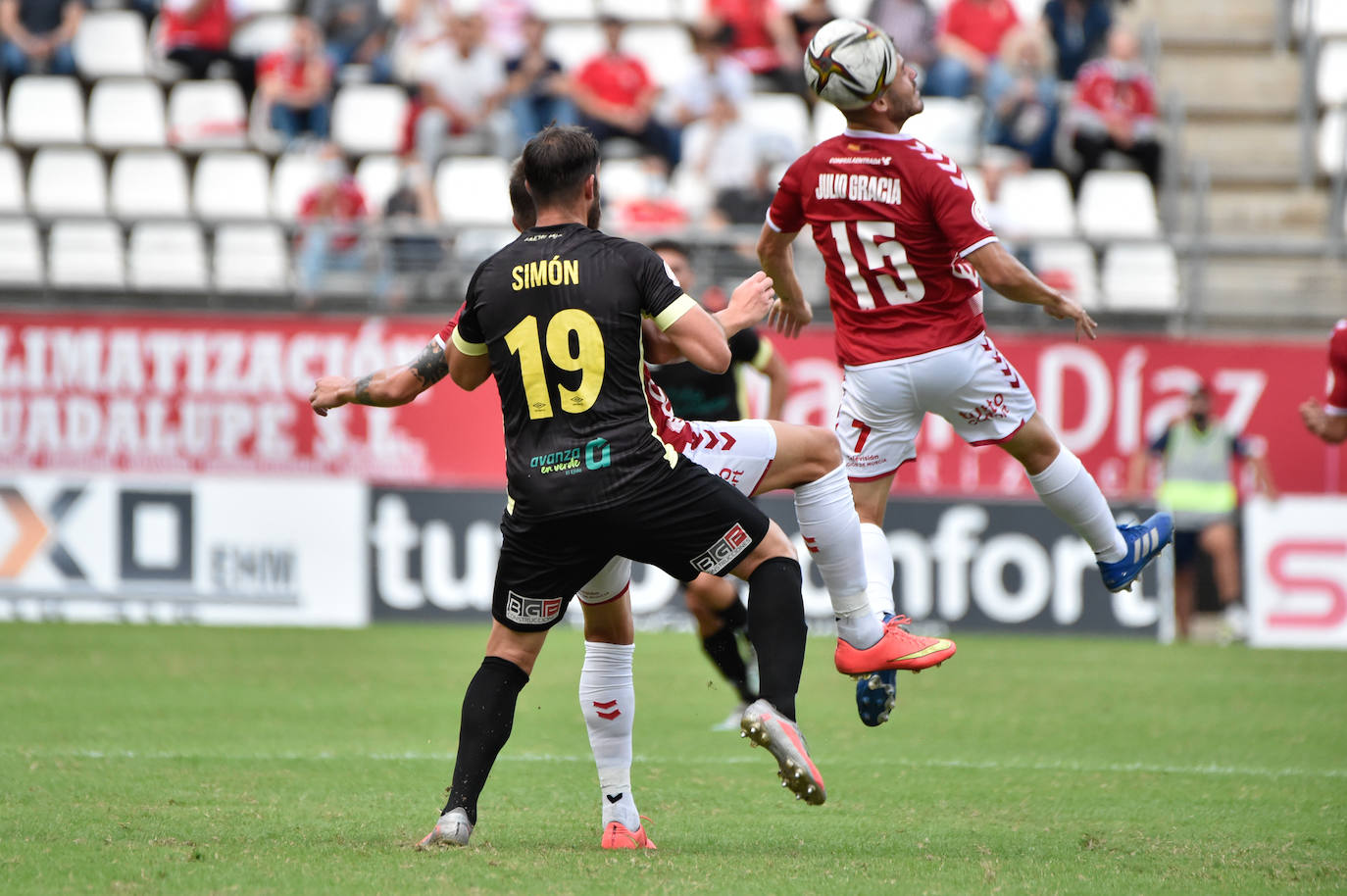 El empate del Real Murcia contra El Ejido, en imágenes