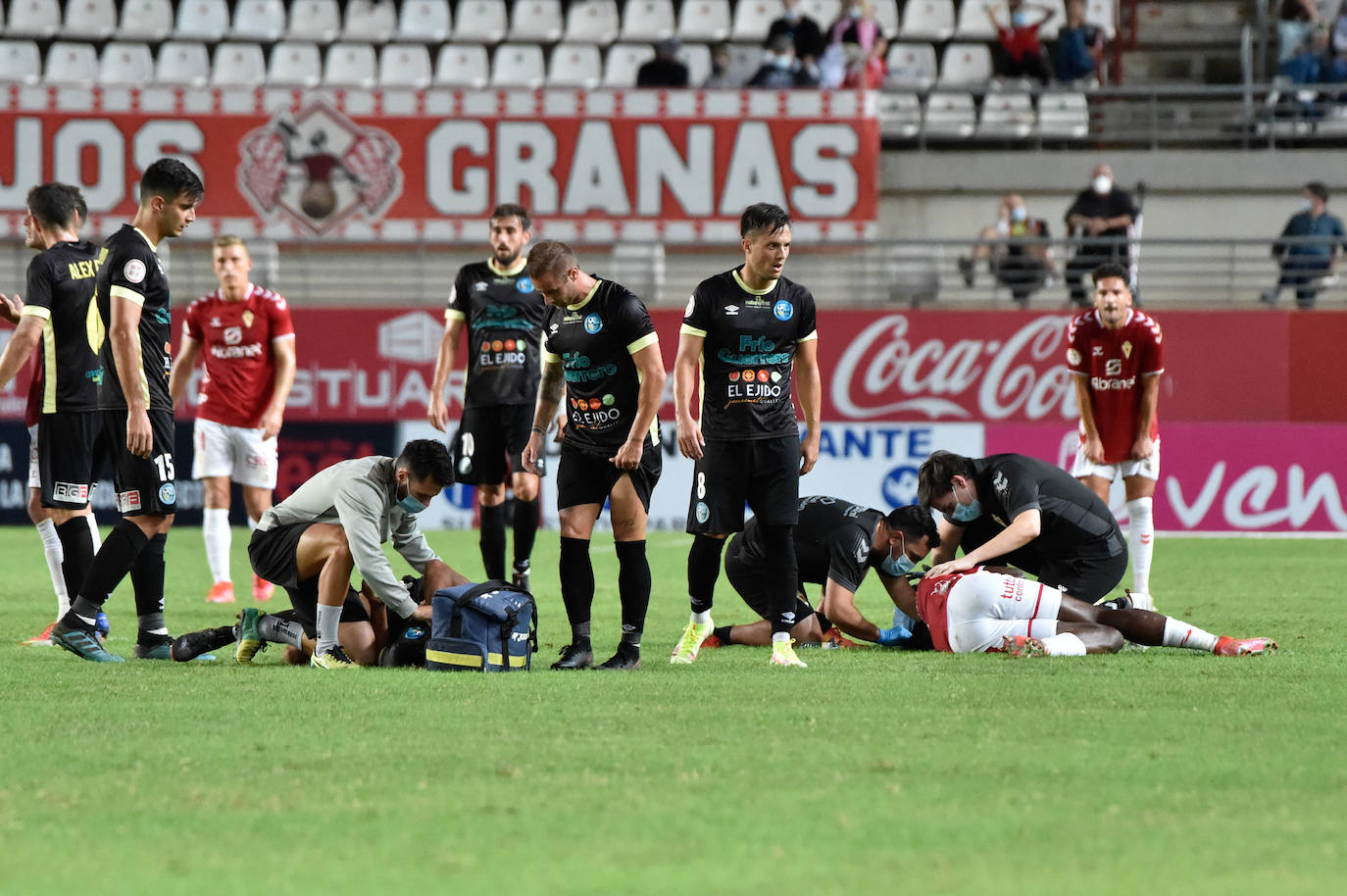 El empate del Real Murcia contra El Ejido, en imágenes