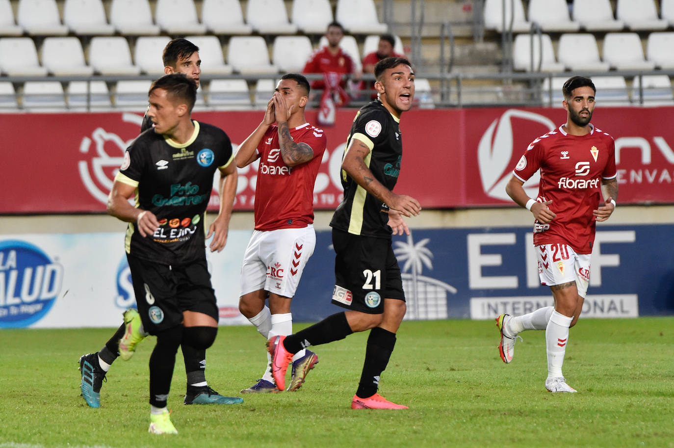 El empate del Real Murcia contra El Ejido, en imágenes