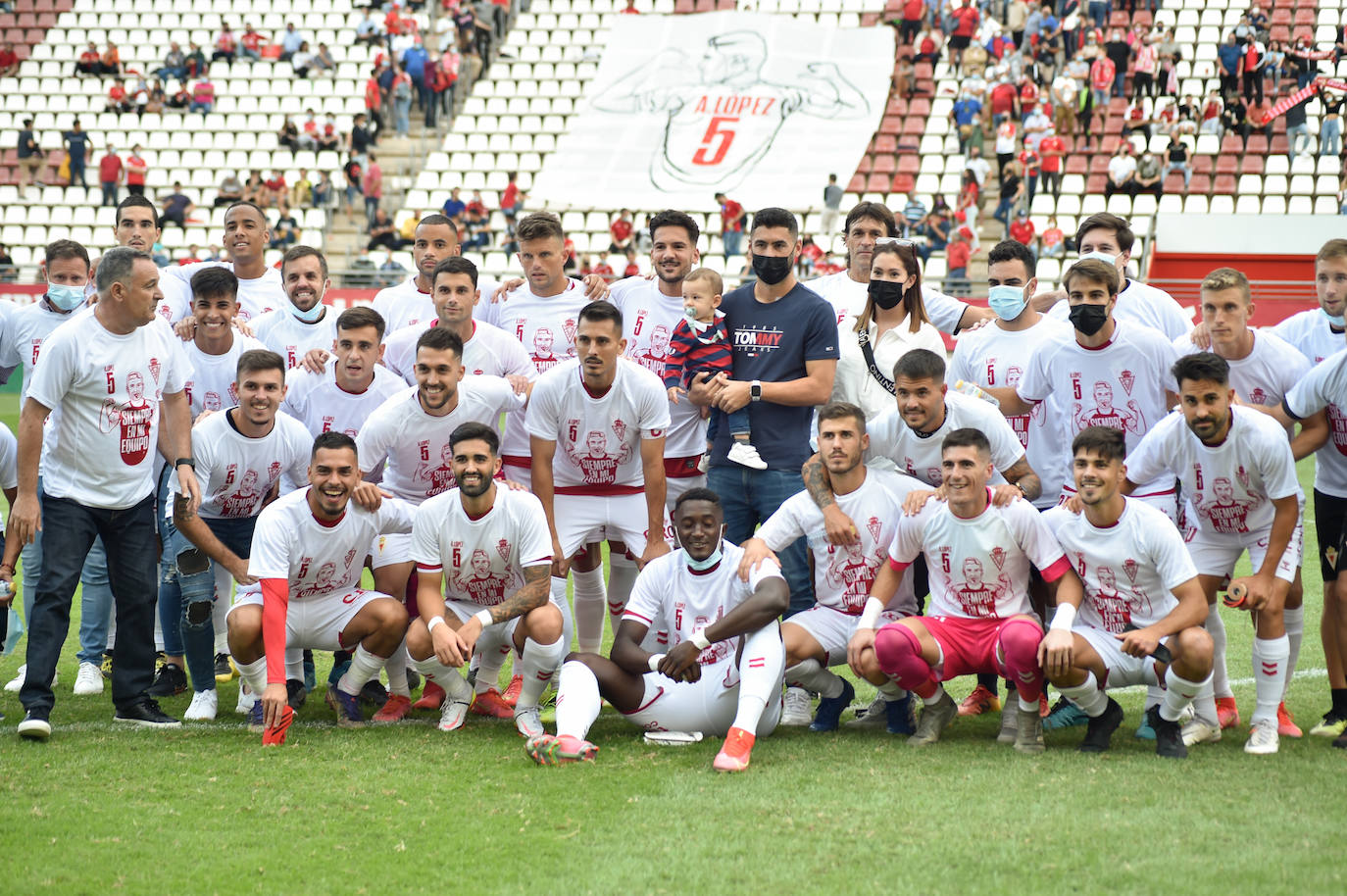 El empate del Real Murcia contra El Ejido, en imágenes