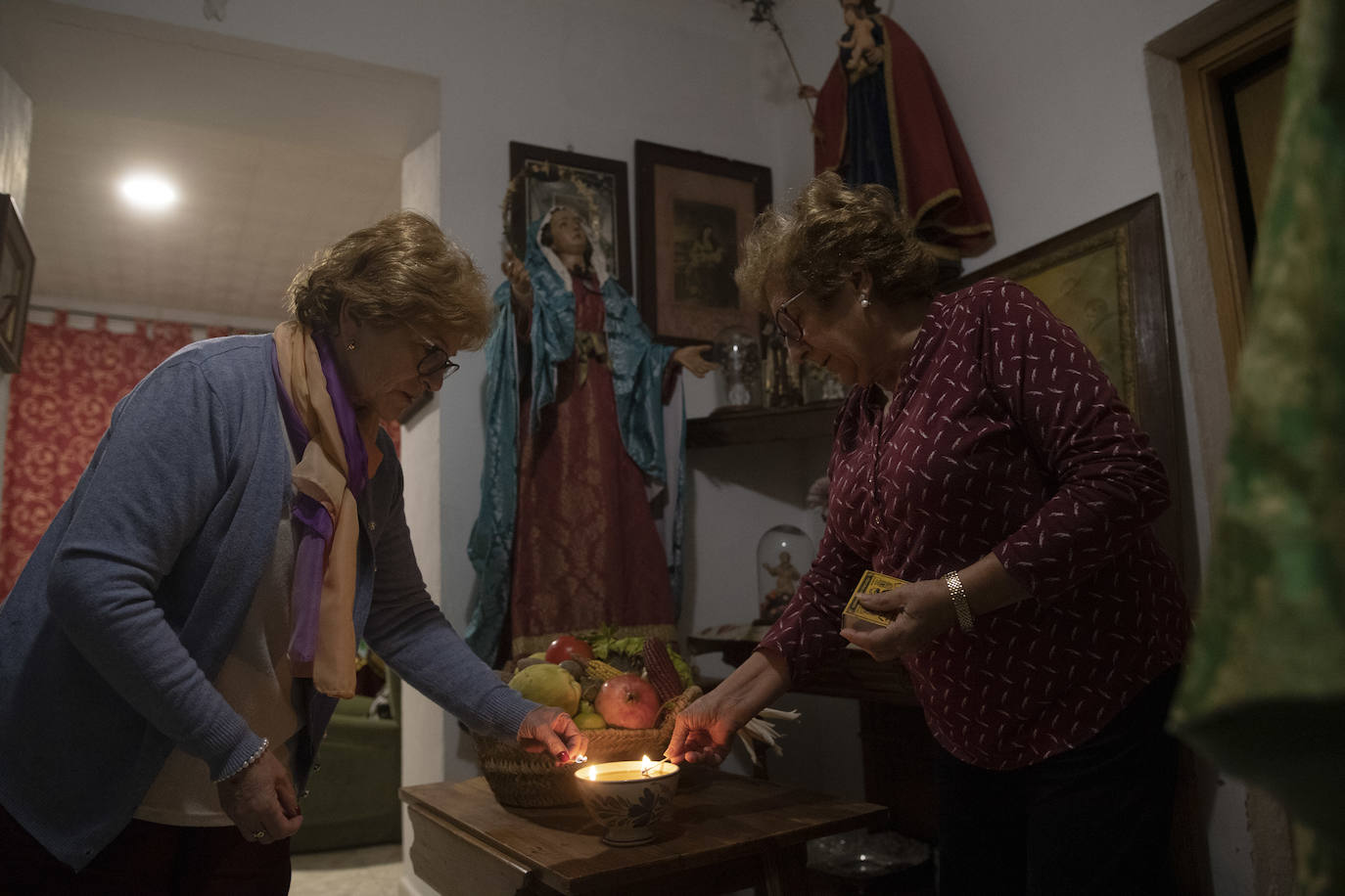 Fotos: En la huerta de Murcia perdura la tradición de adecentar las alcobas en el Día de Todos los Santos