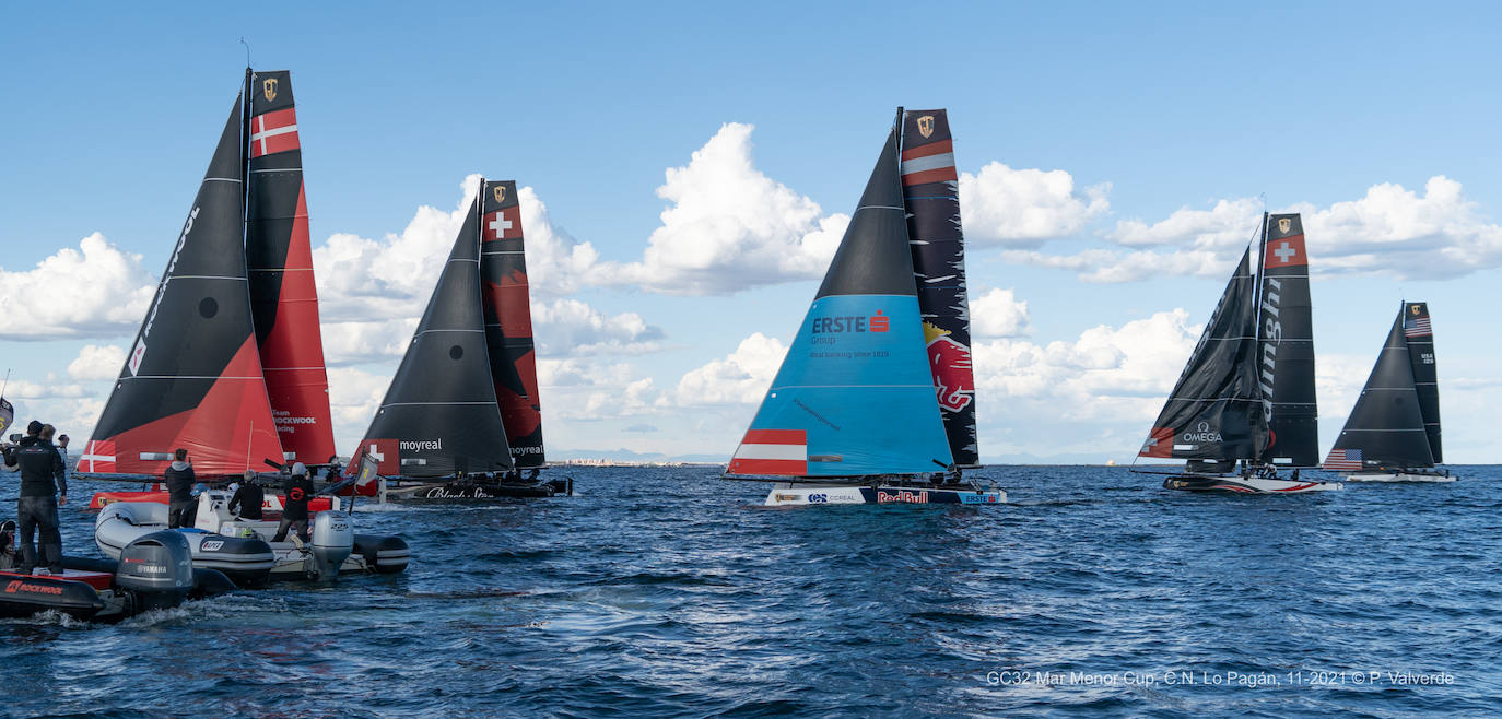 Fotos: Primeras regatas de los catamaranes voladores en la &#039;GC32 Mar Menor Cup&#039;