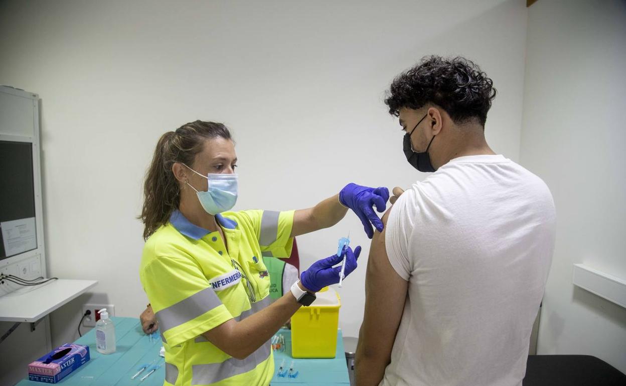Vacunación en Cartagena en una imagen de archivo. 