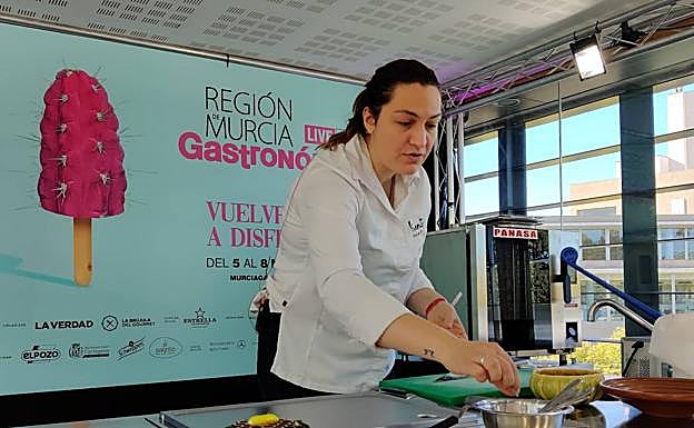 María José Martínez, chef de Lienzo. 