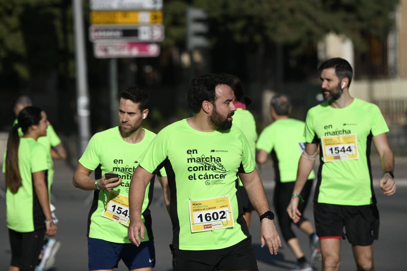 Fotos: La Marea Verde contra el cáncer vuelve a recorrer las calles de Murcia