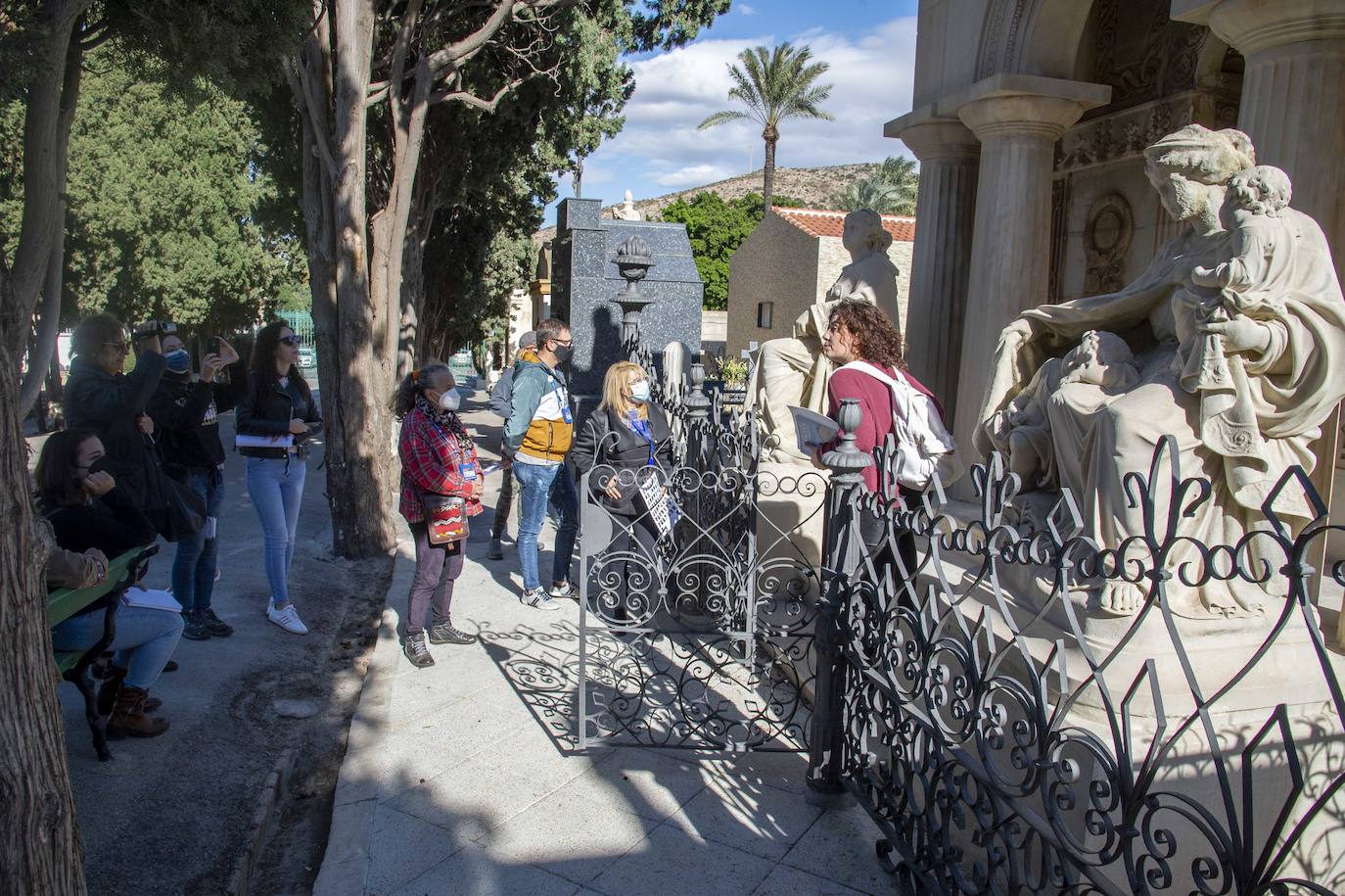 Fotos: Clase práctica sobre turismo funerario en Cartagena