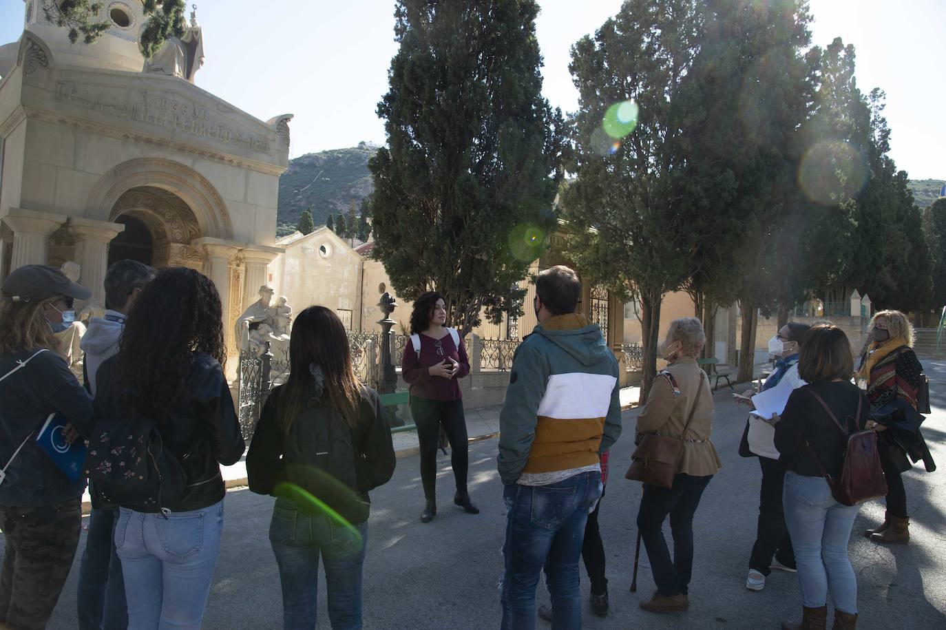 Fotos: Clase práctica sobre turismo funerario en Cartagena