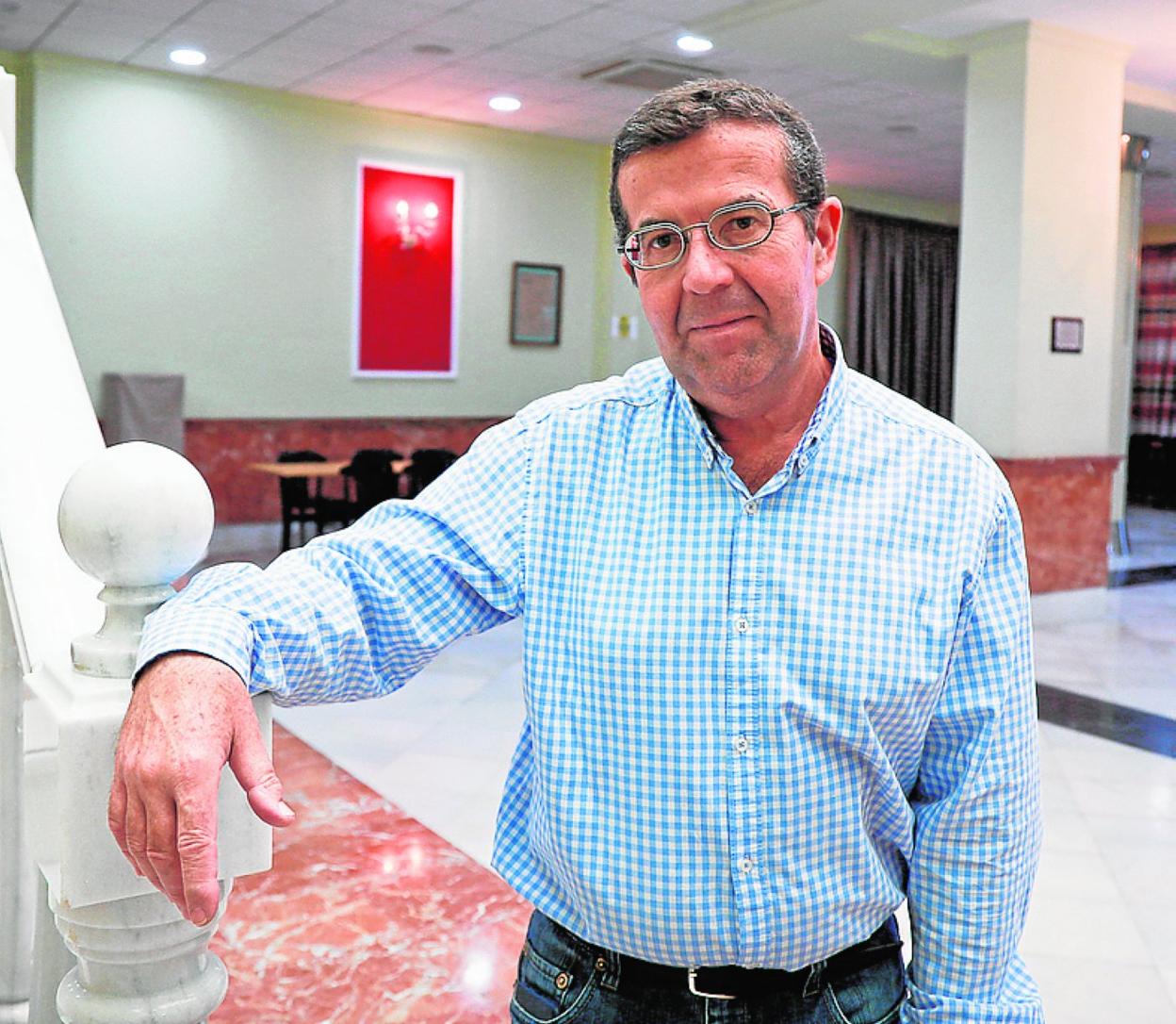 Fernando Gallego, en el Casino de San Antón. 