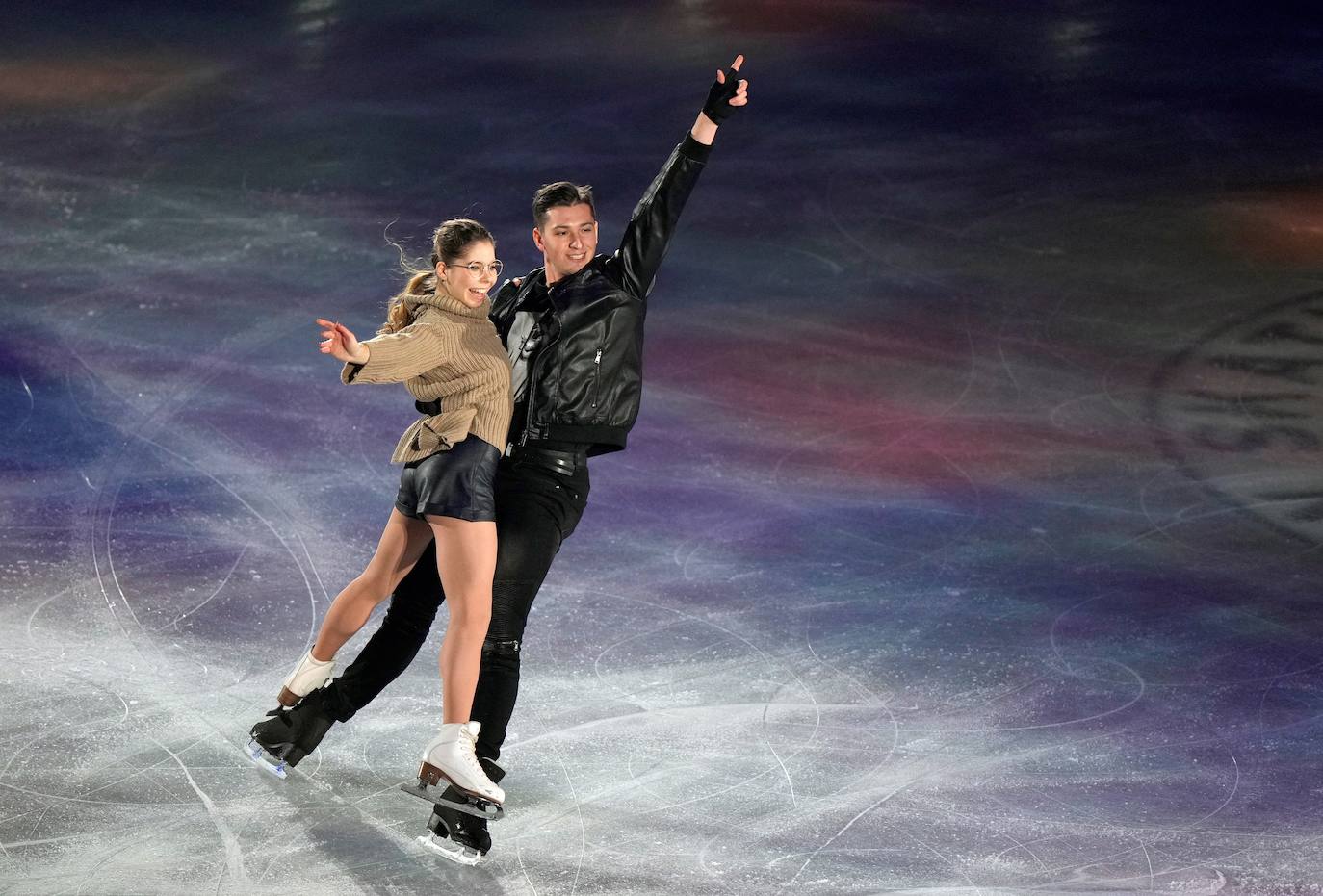 Fotos: Exhibición de patinaje artístico