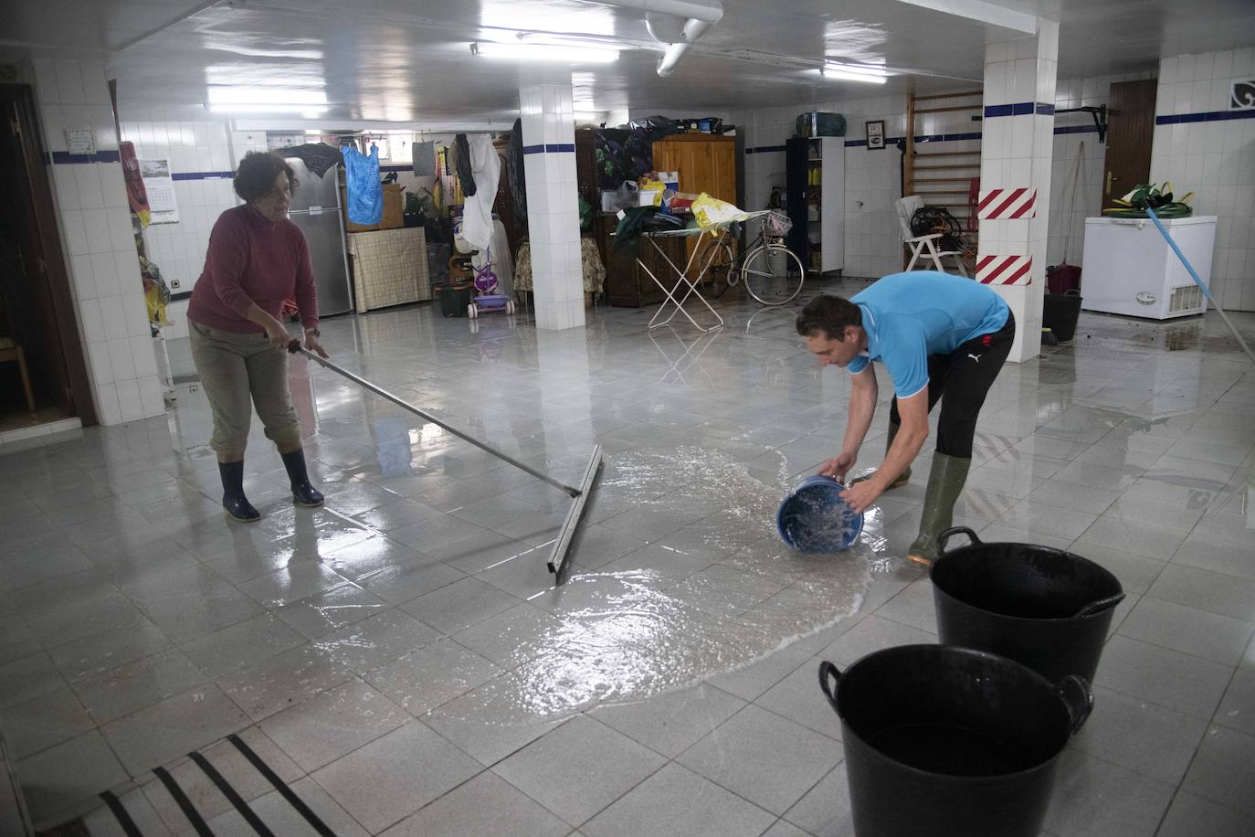 Fotos: El temporal desborda Cartagena y provoca decenas de achiques y rescates