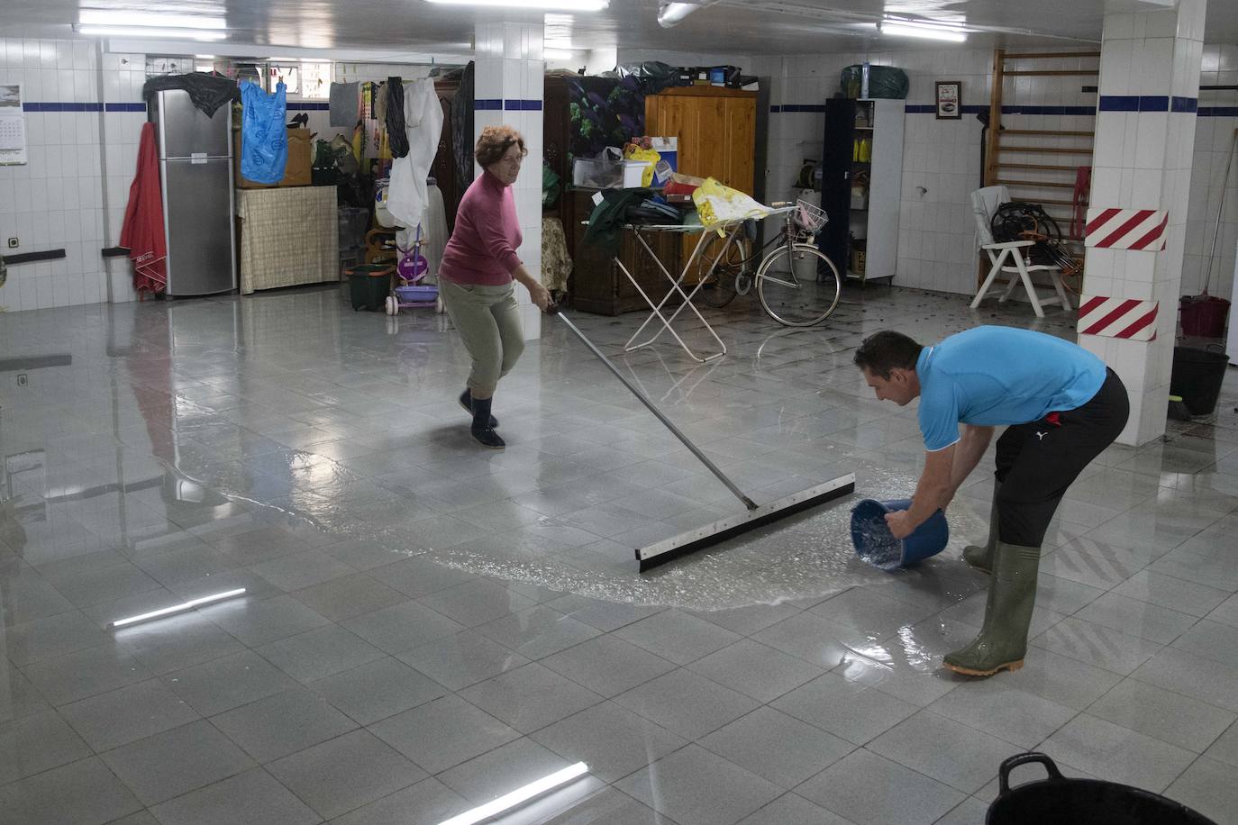 Fotos: El temporal desborda Cartagena y provoca decenas de achiques y rescates