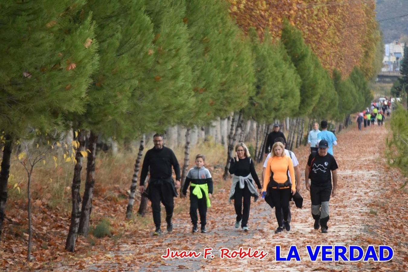 Unas 200 personas de Granja de Rocamora, Abanilla y Ulea finalizaron ayer el recorrido, a pide, de los 120 kilómetros que separan la localidad alicantina de Caravaca de la Cruz. Los cuatro municipios comparten la devoción a sendos Lignum Crucis que se veneran en cada una de las localidades. Ayer recorrieron la última etapa, desde Bullas hasta basílica de la Vera Cruz en una ceremonia oficiada por el rector, Emilio Sánchez, y en la que estuvieron presentes los representantes de las instituciones religiosas que organizaban la peregrinación y una representación de los ocho Ayuntamientos que atraviesa este camino.