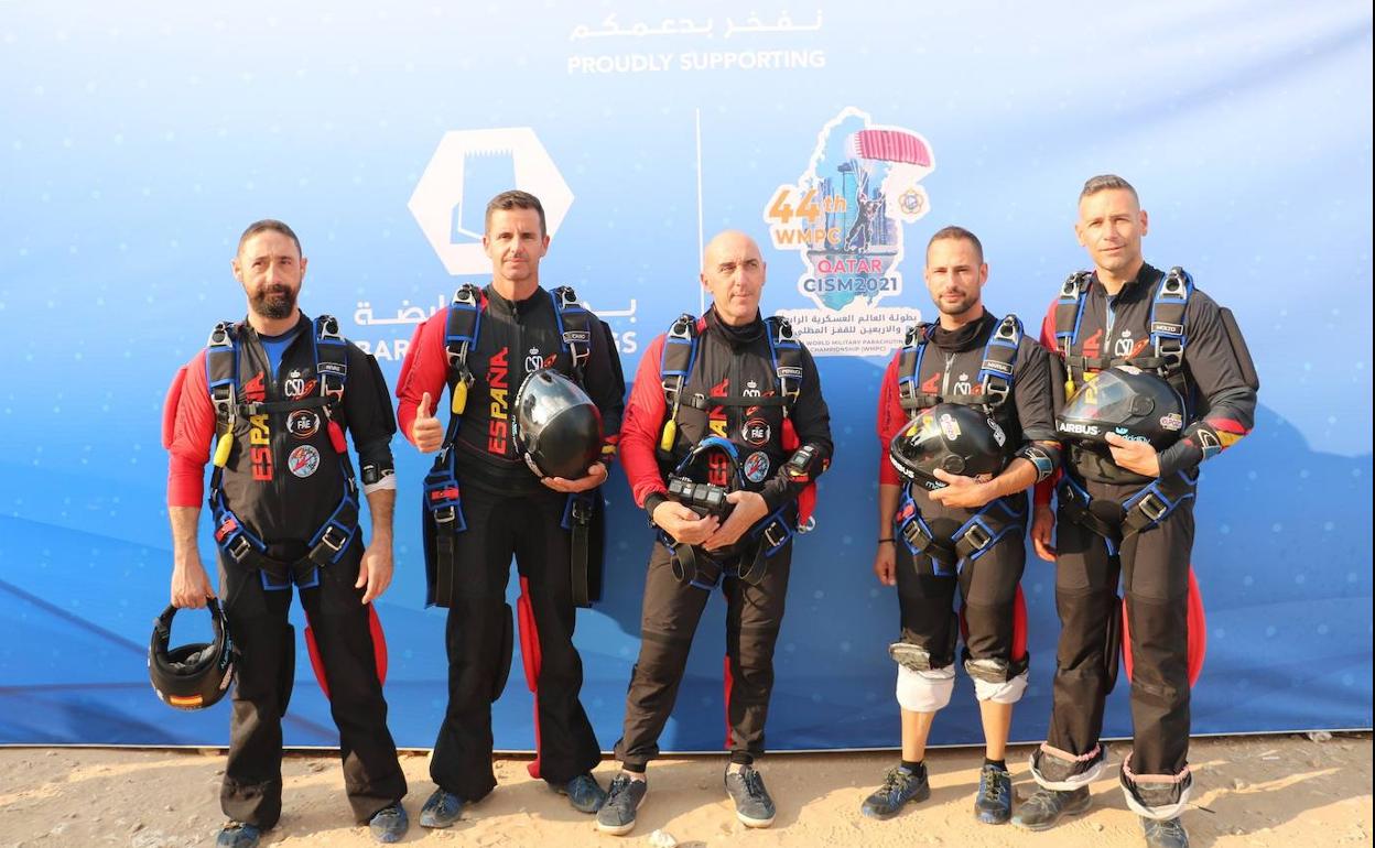 De izquierda a derecha: Rivas, Cano, Perruca, Marsal y Moltó. 