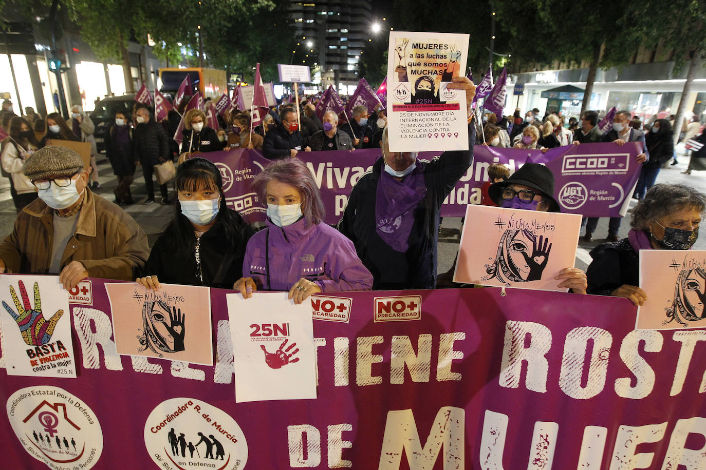 Fotos: Murcia sale a las calles contra la violencia machista