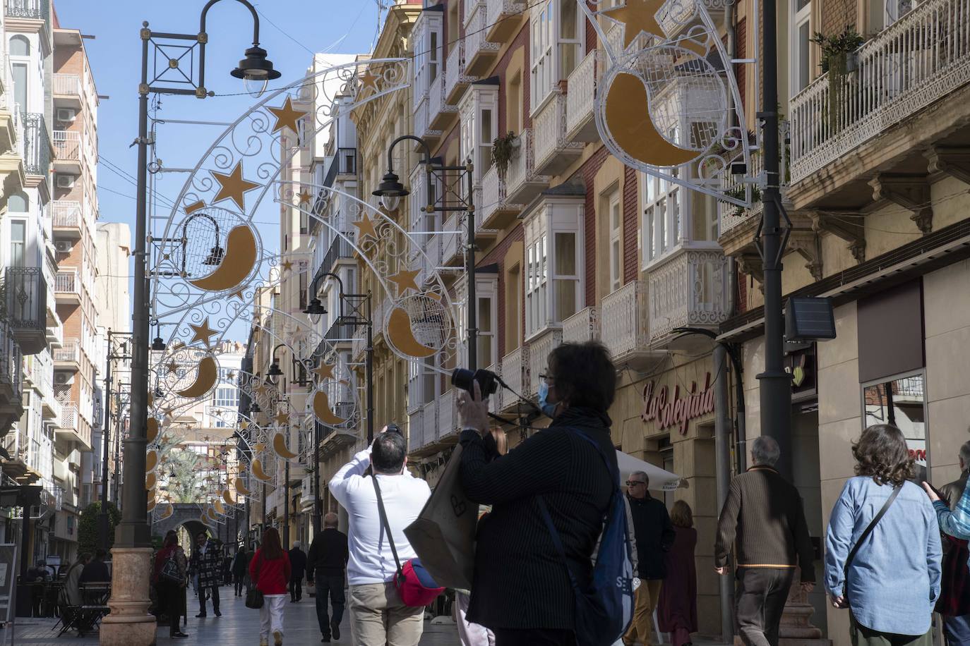 Fotos: Las luces de Navidad de Cartagena crean controversia entre vecinos y comerciantes