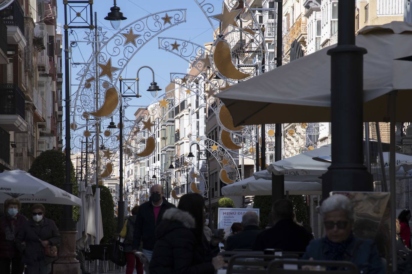 Fotos: Las luces de Navidad de Cartagena crean controversia entre vecinos y comerciantes