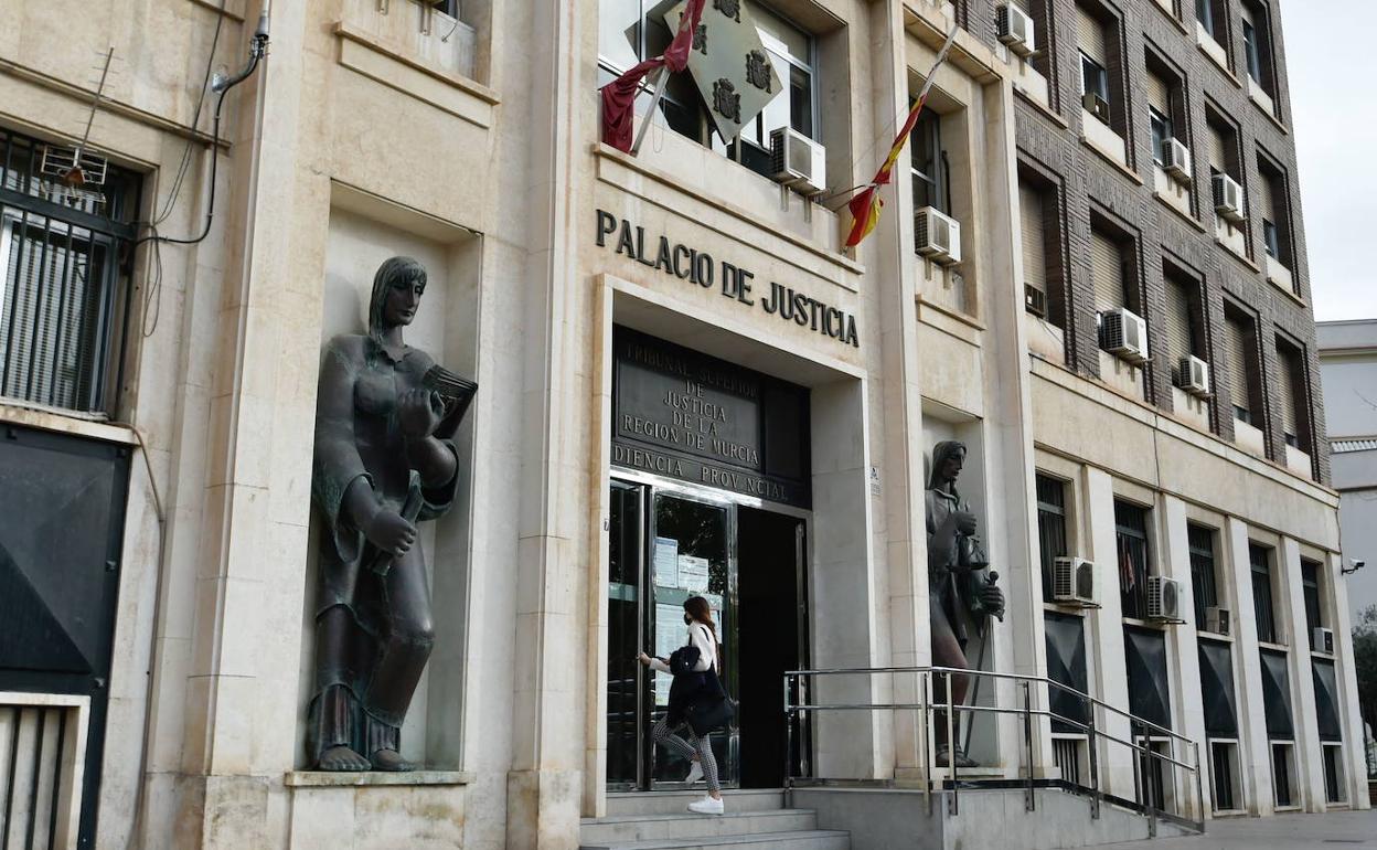 Palacio de Justicia de Murcia, en una imagen de archivo.