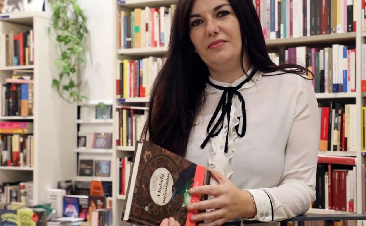 La escritora gallega Ledicia Costas. 